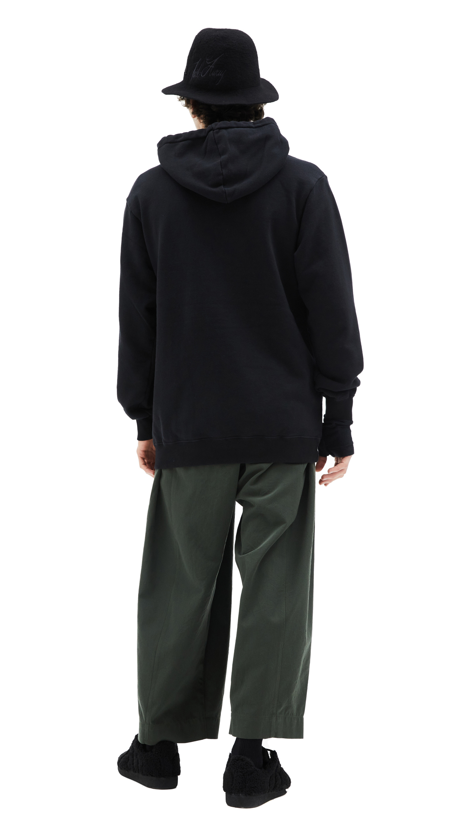 Undercover Black Undercoverism Logo Hoodie