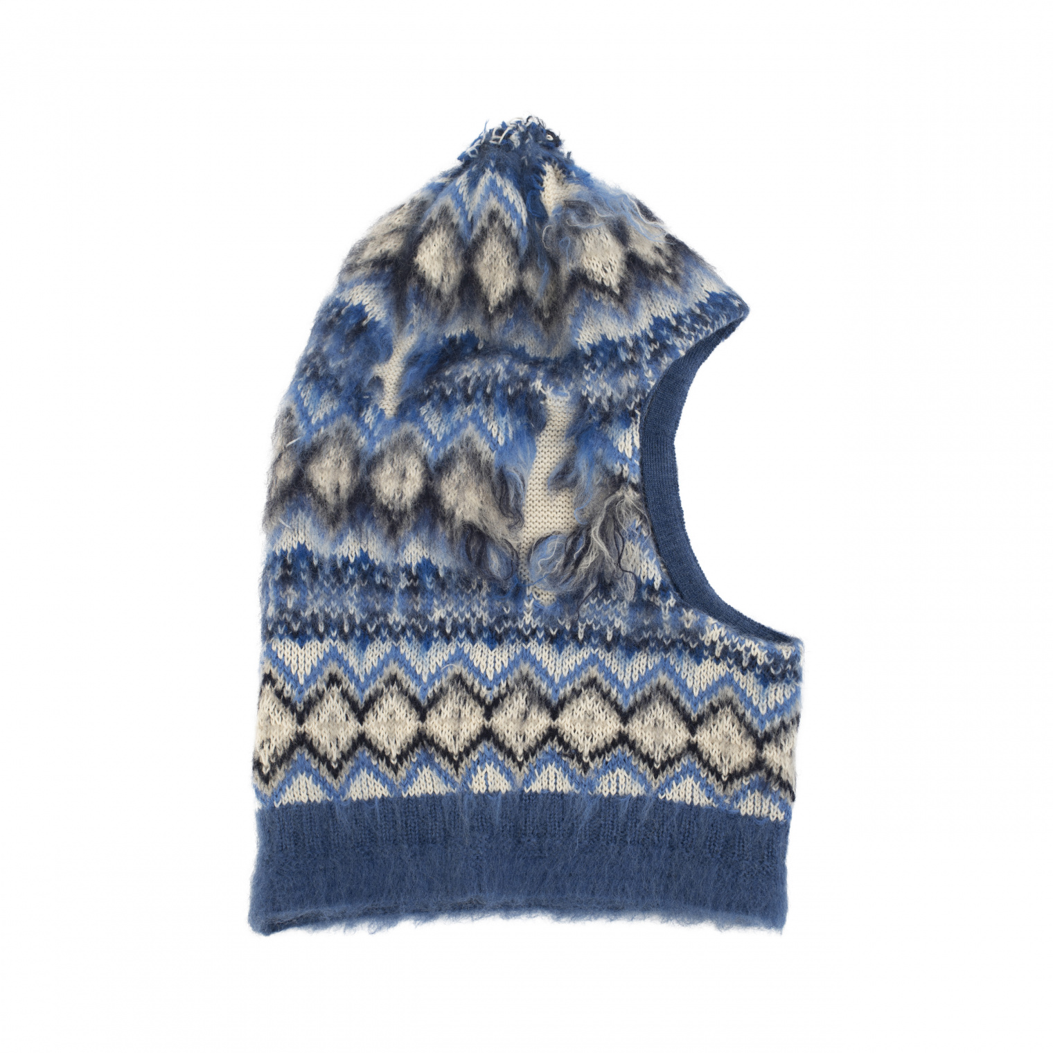 Maison Margiela Blue knit balaclava