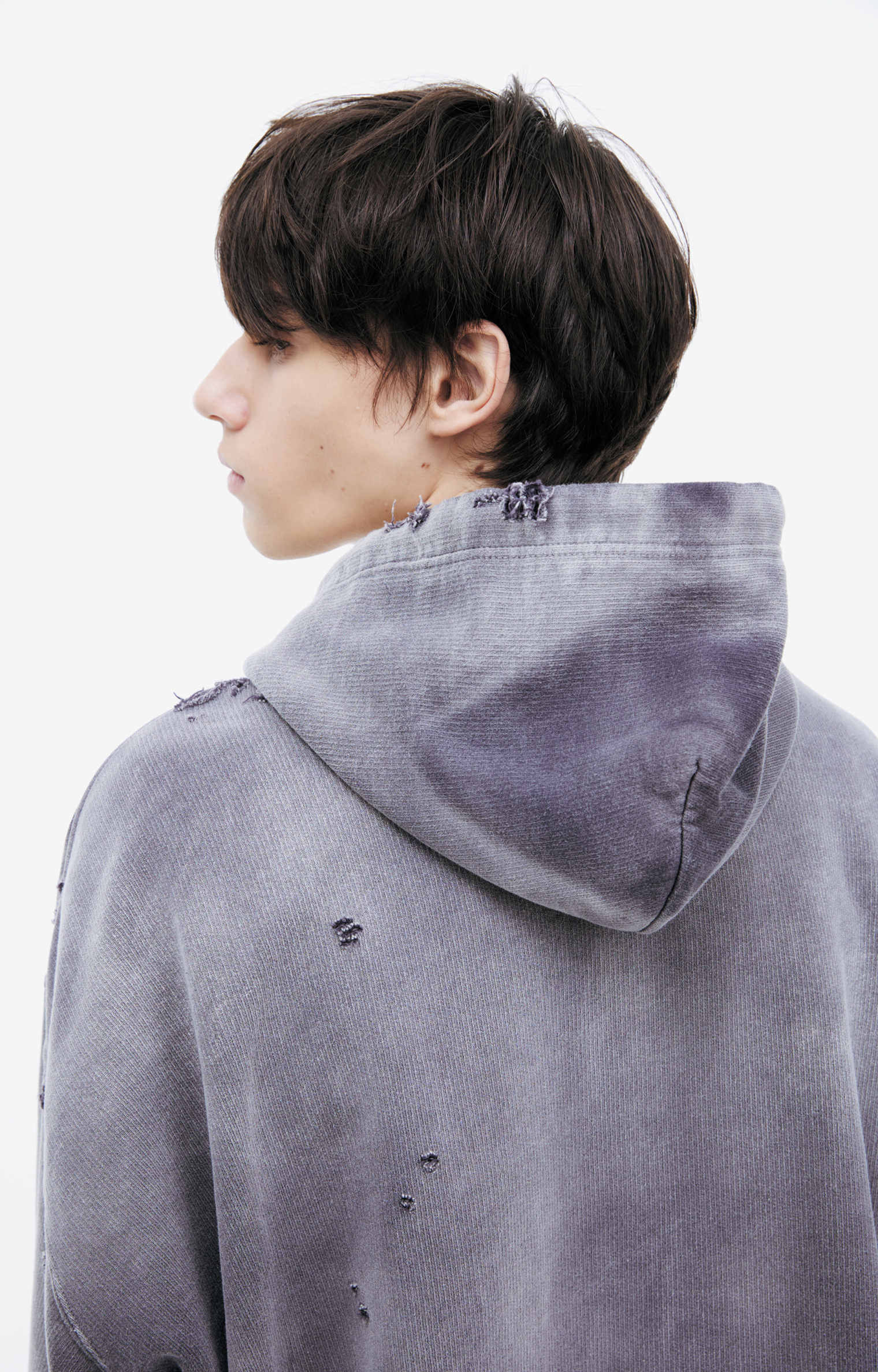 MIHARA YASUHIRO HOOD パーカー Maison MIHARA YASUHIRO Triple Layered Half Zip Hoodie （Black