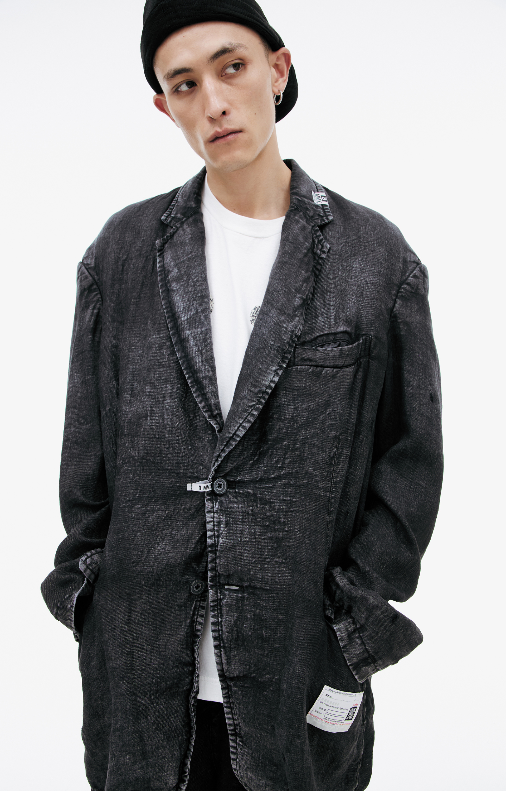 Maison Mihara Yasuhiro Oversize button-up jacket