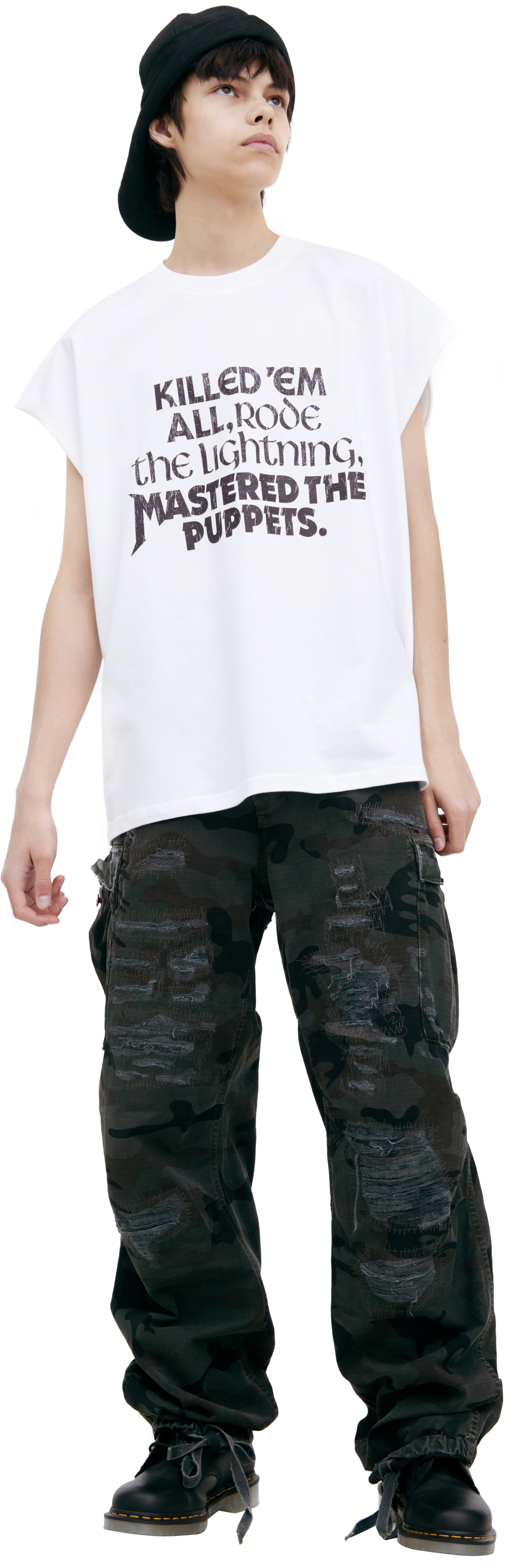 Mastercraft Union White print T-shirt