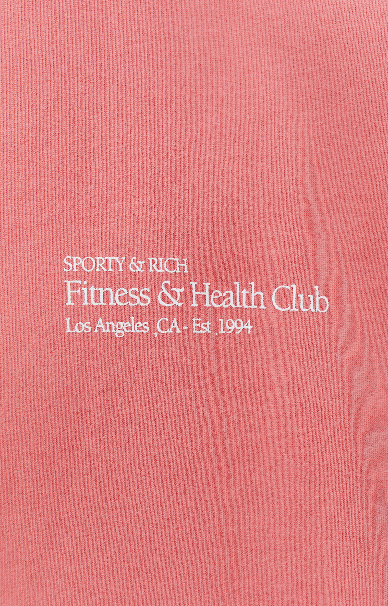 SPORTY & RICH Свитшот с принтом Fitness and Health Club
