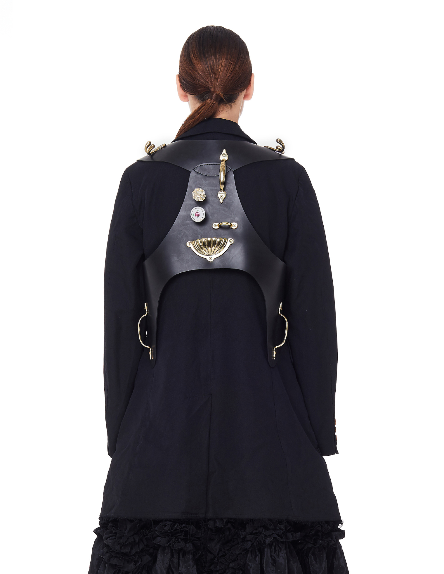 Comme des Garcons Резиновый жилет с декором