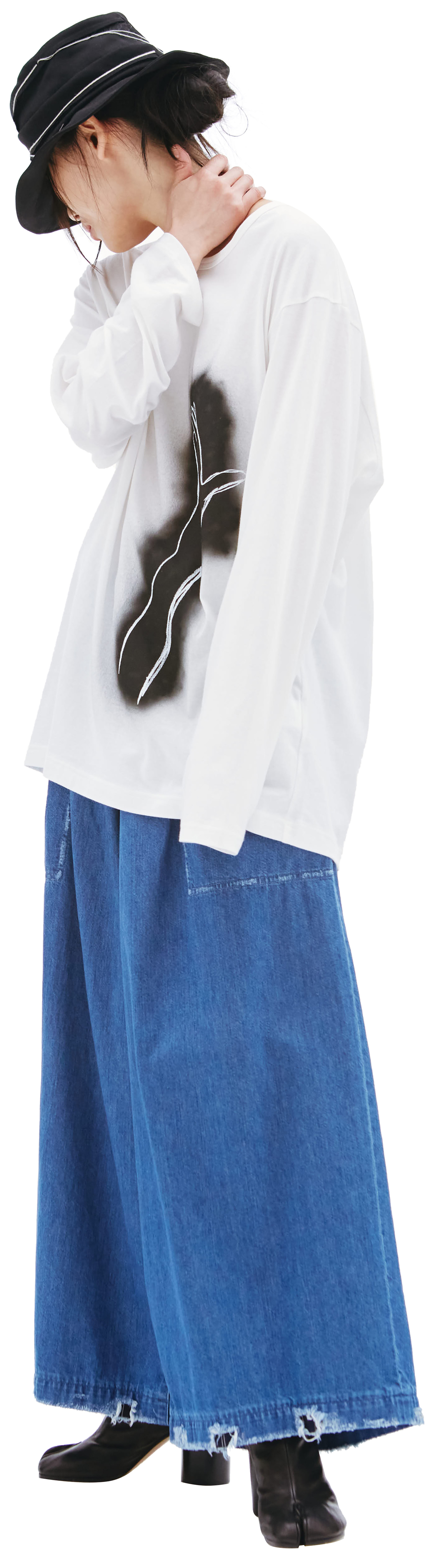 Yohji Yamamoto Cotton Printed  longsleeve