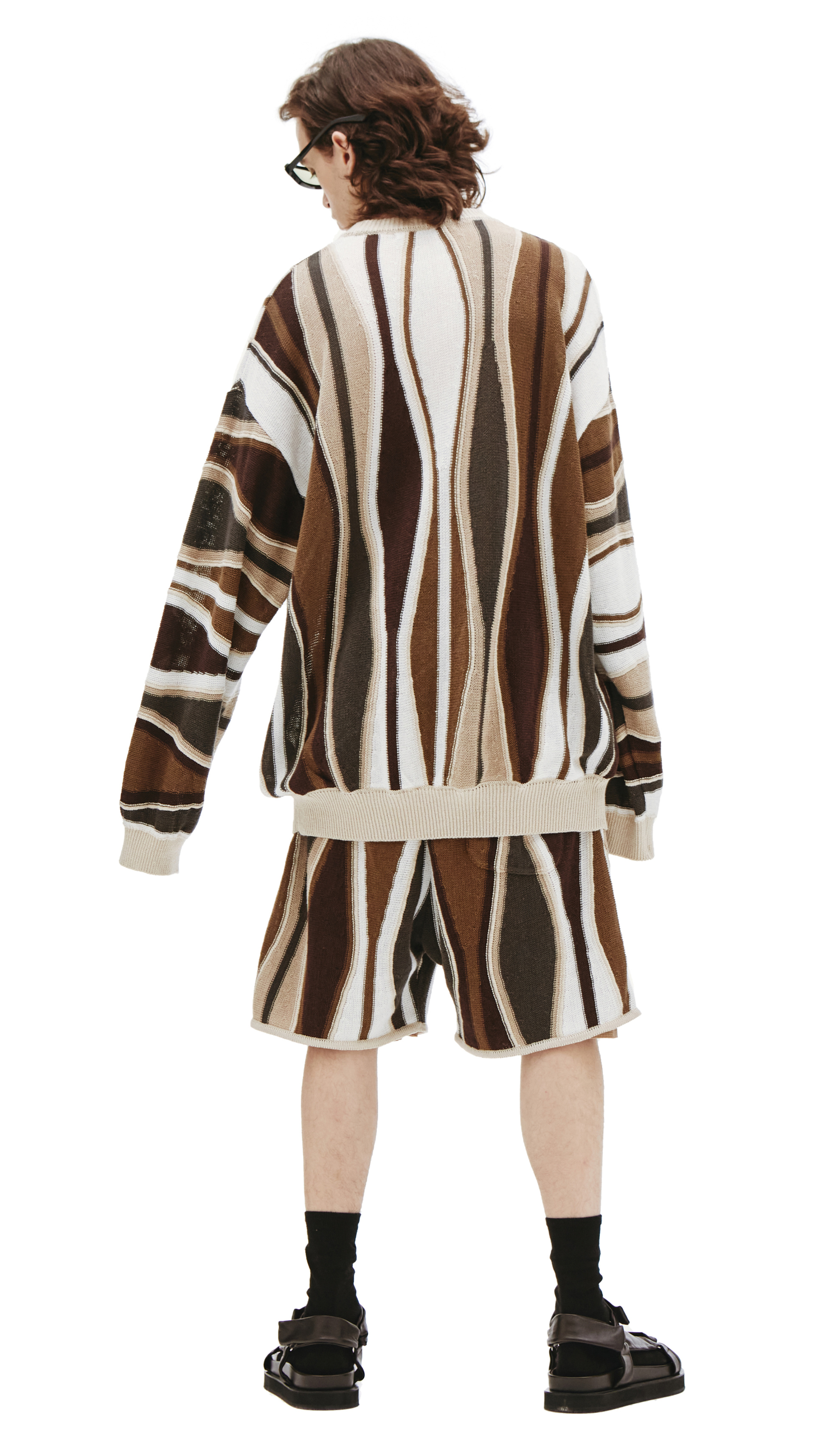 Children of the discordance Striped knitted sweater