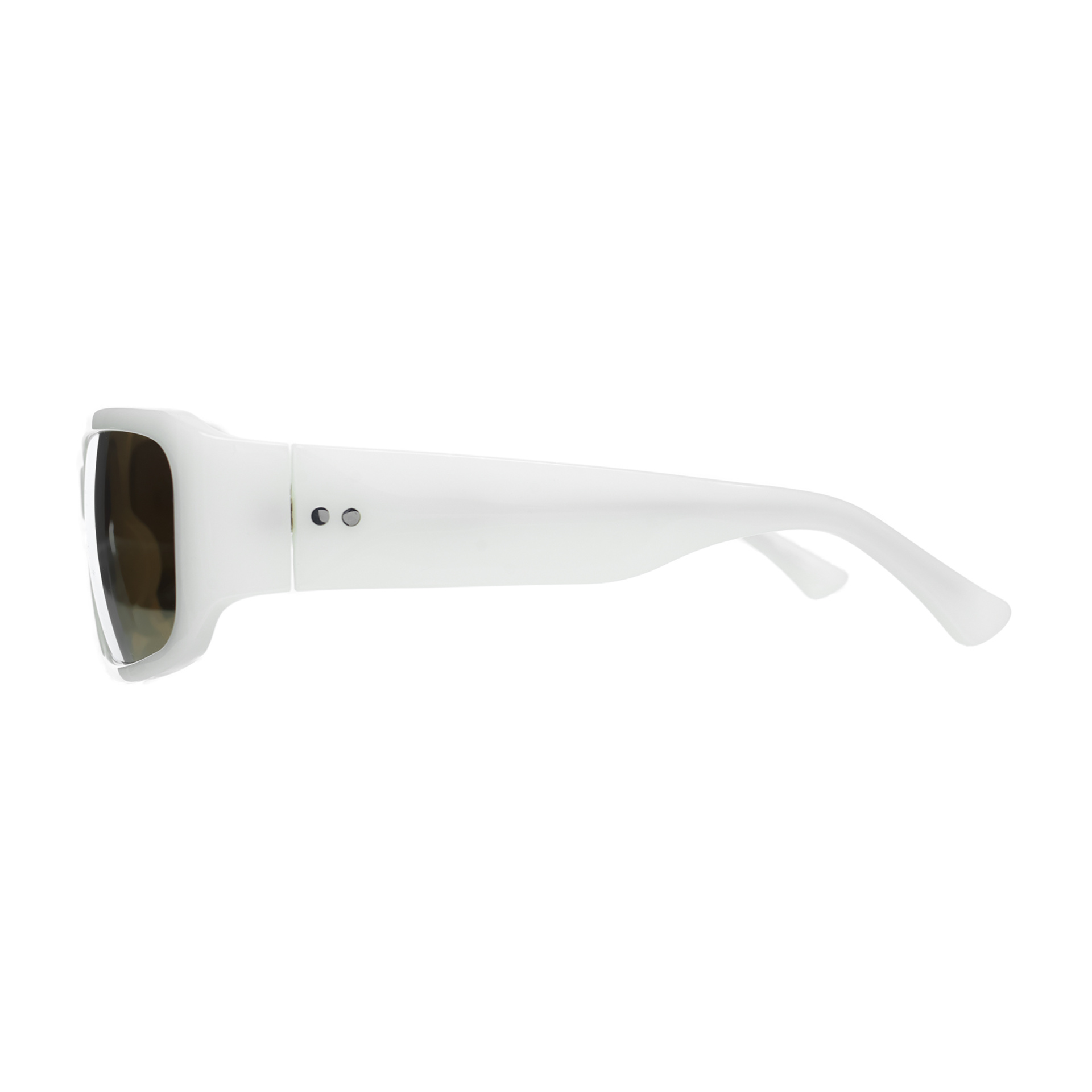 DVN x Linda Farrow White sunglasses