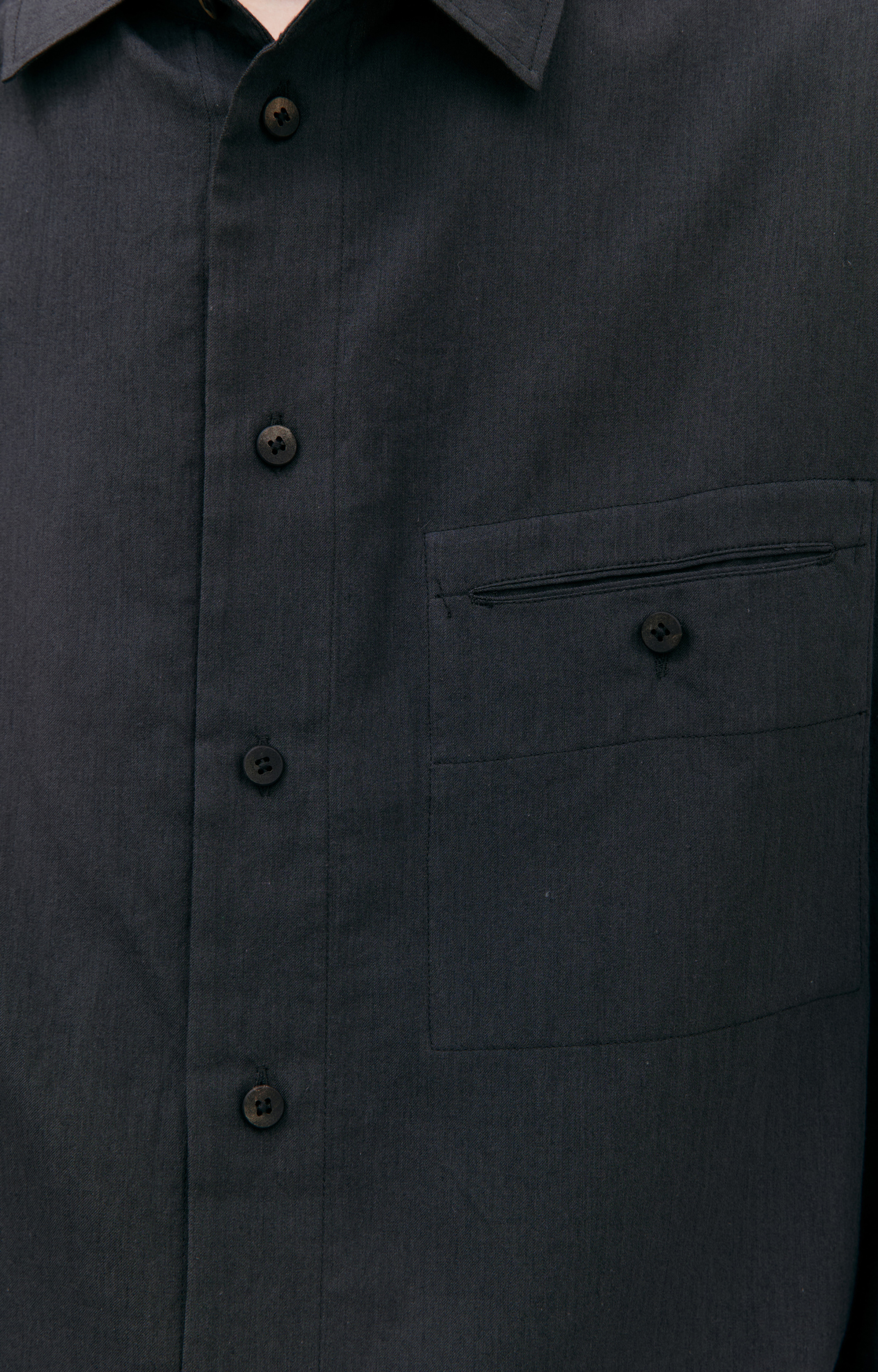 Ziggy Chen Grey cotton shirt