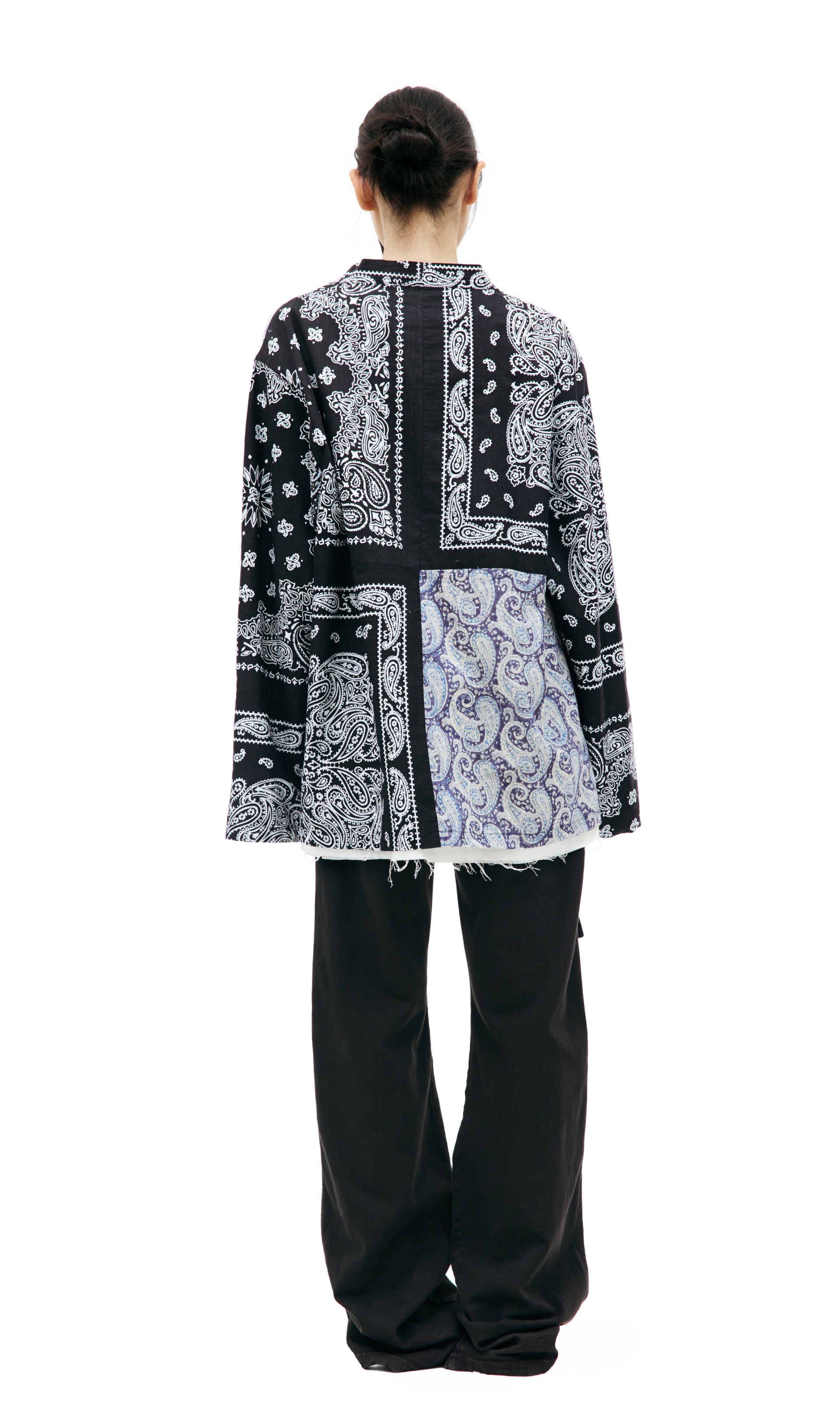 Children of the discordance Bandana patchwork shirt