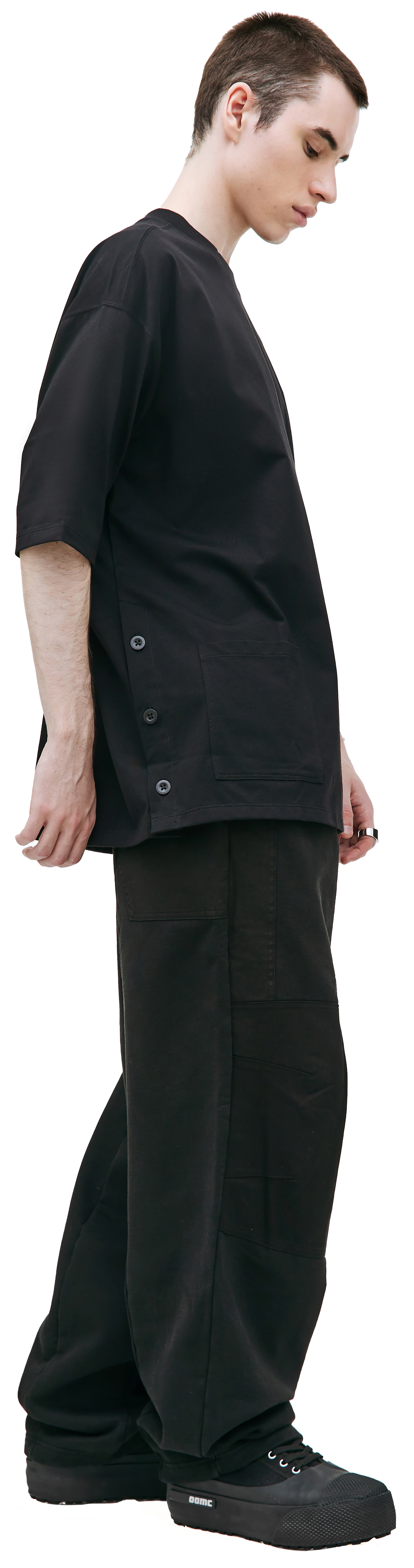 The Viridi-Anne Oversized t-shirt with pockets