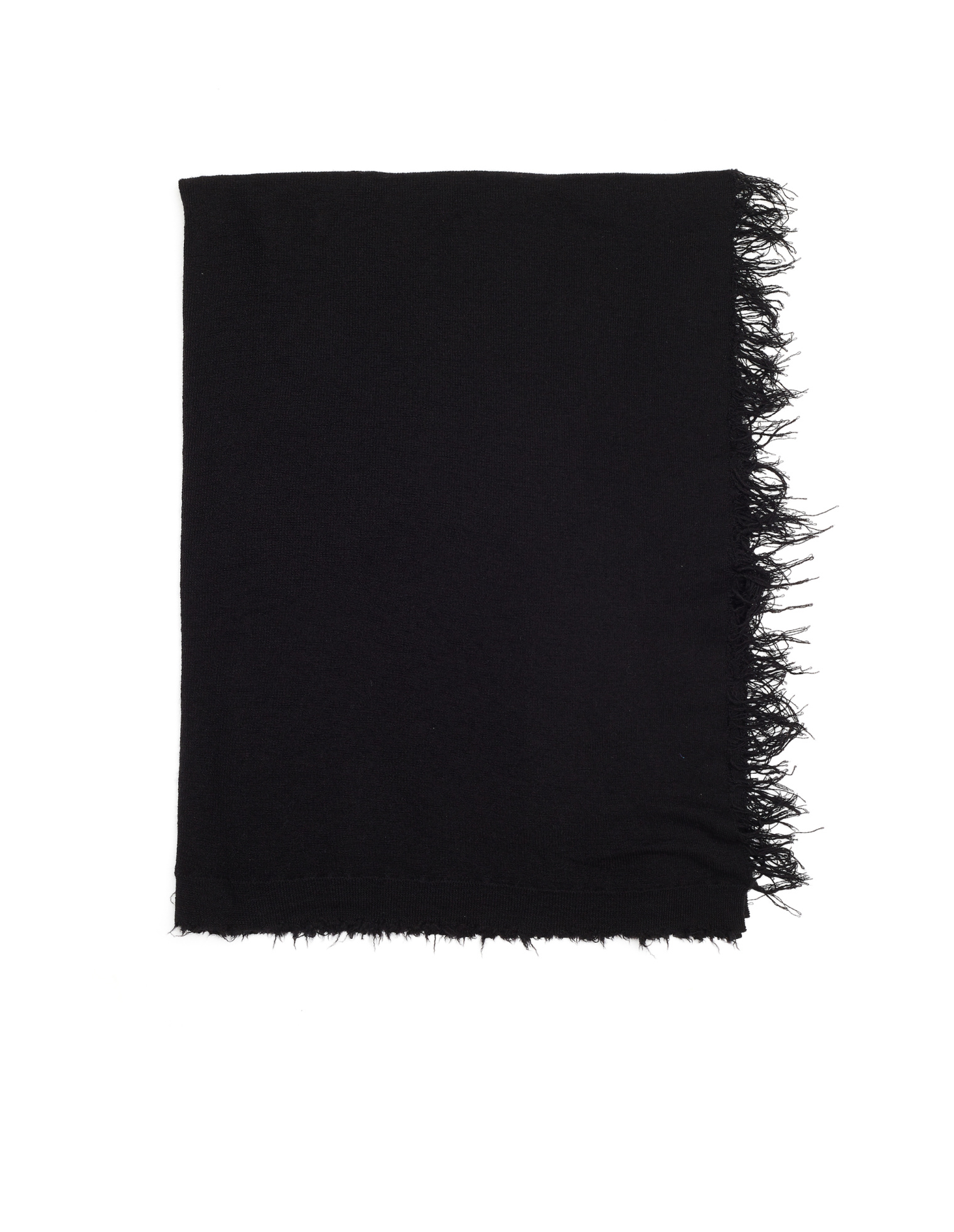 Ziggy Chen Black Cashmere Scarf