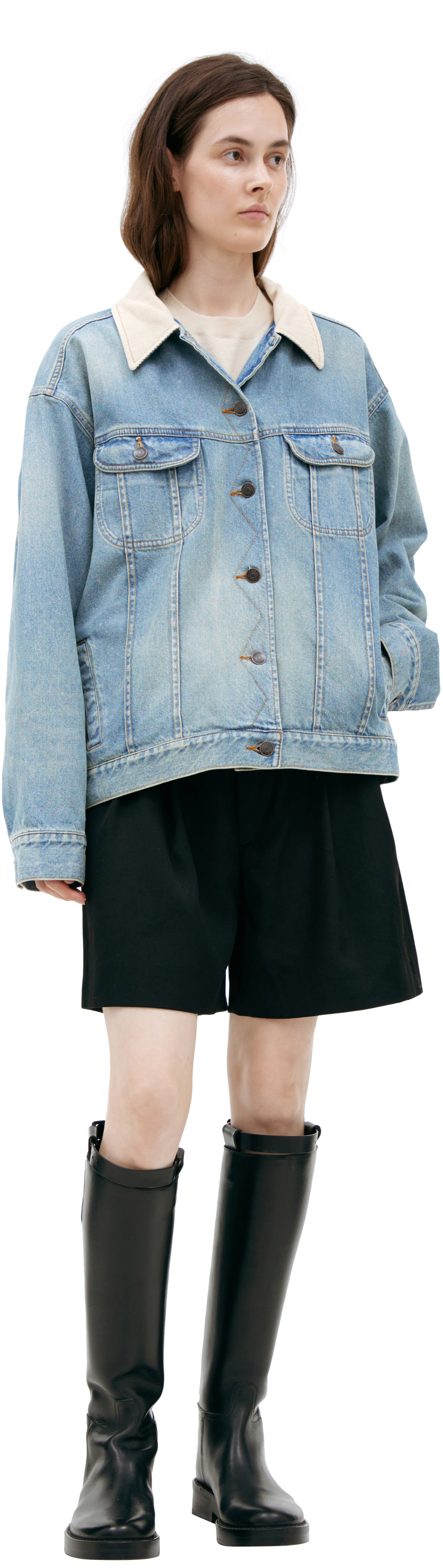 The Row Denim jacket with buttons