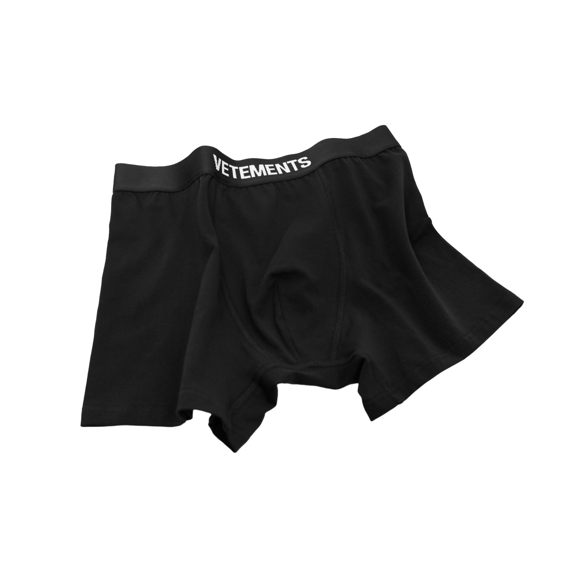 VETEMENTS Black Logo Cotton Boxers