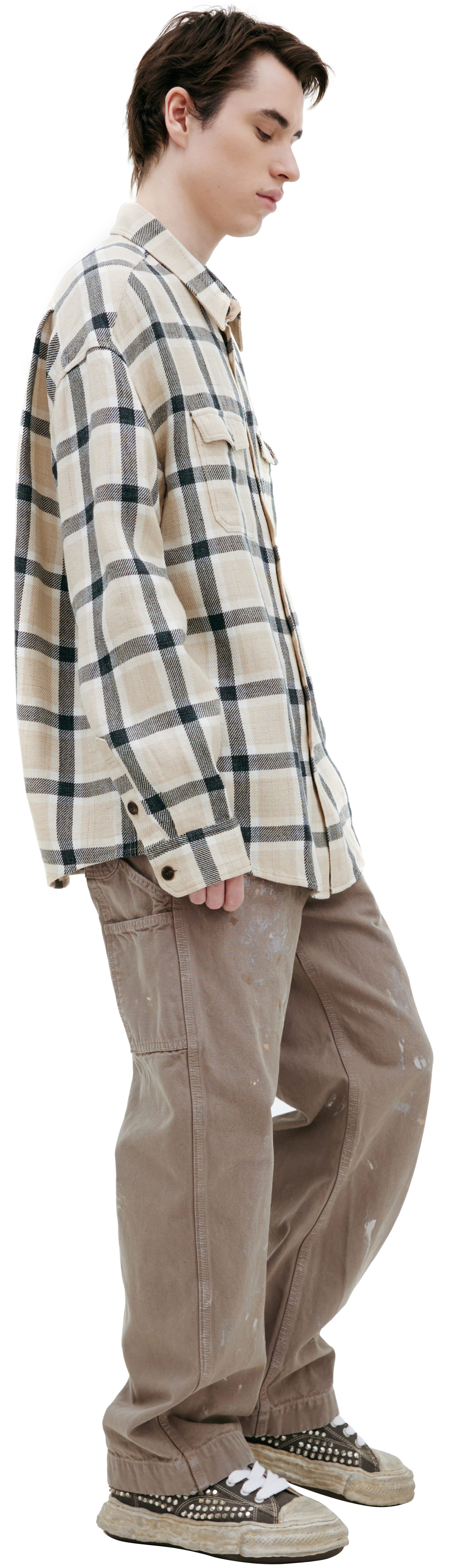 visvim Plaid linen shirt