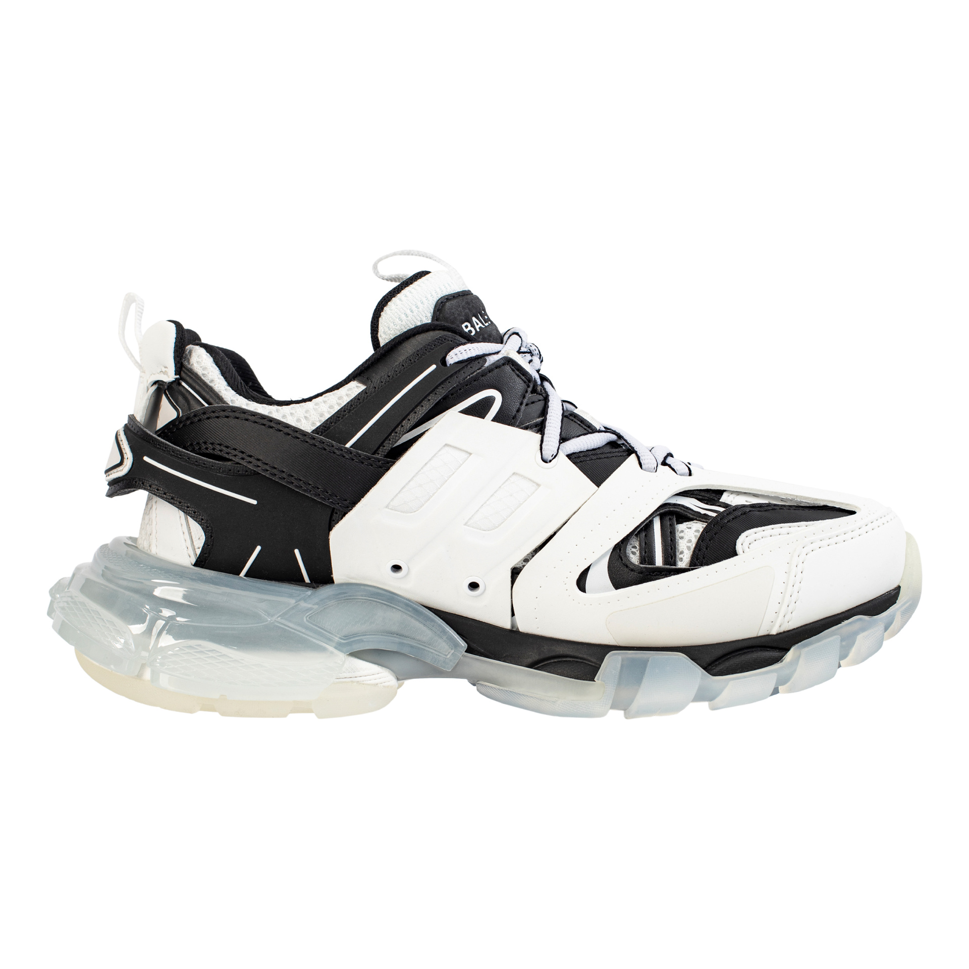 Balenciaga Black & White Track Sneakers