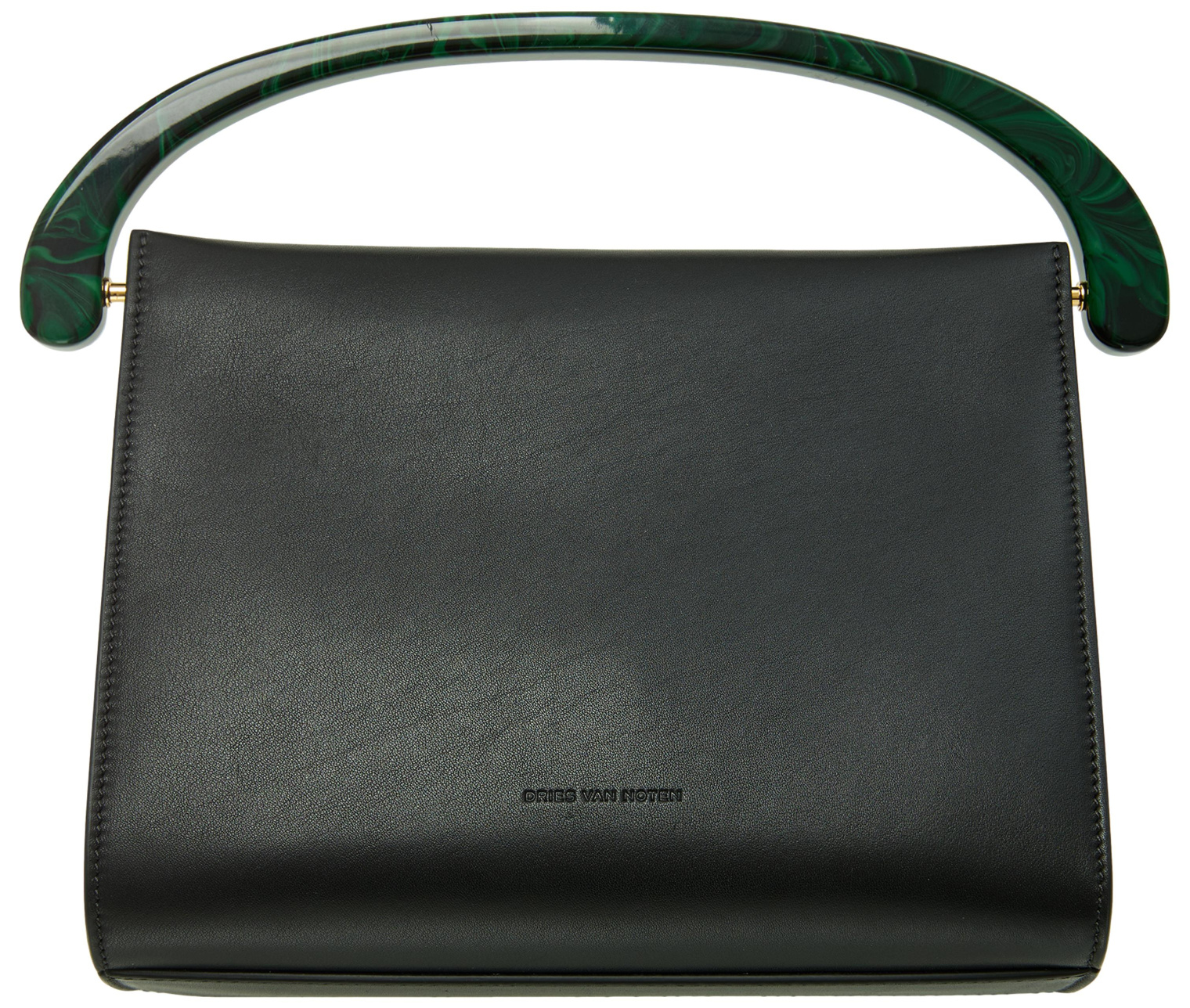 Dries Van Noten Black leather bag