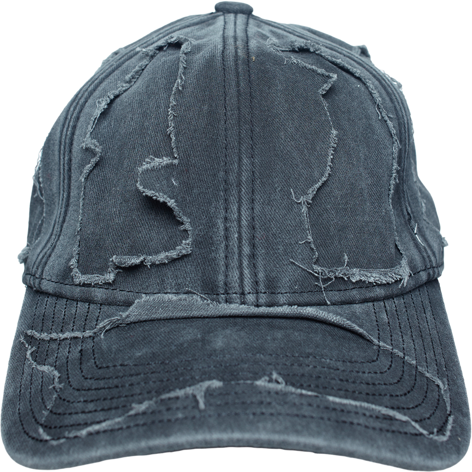 VETEMENTS Destroyed denim cap