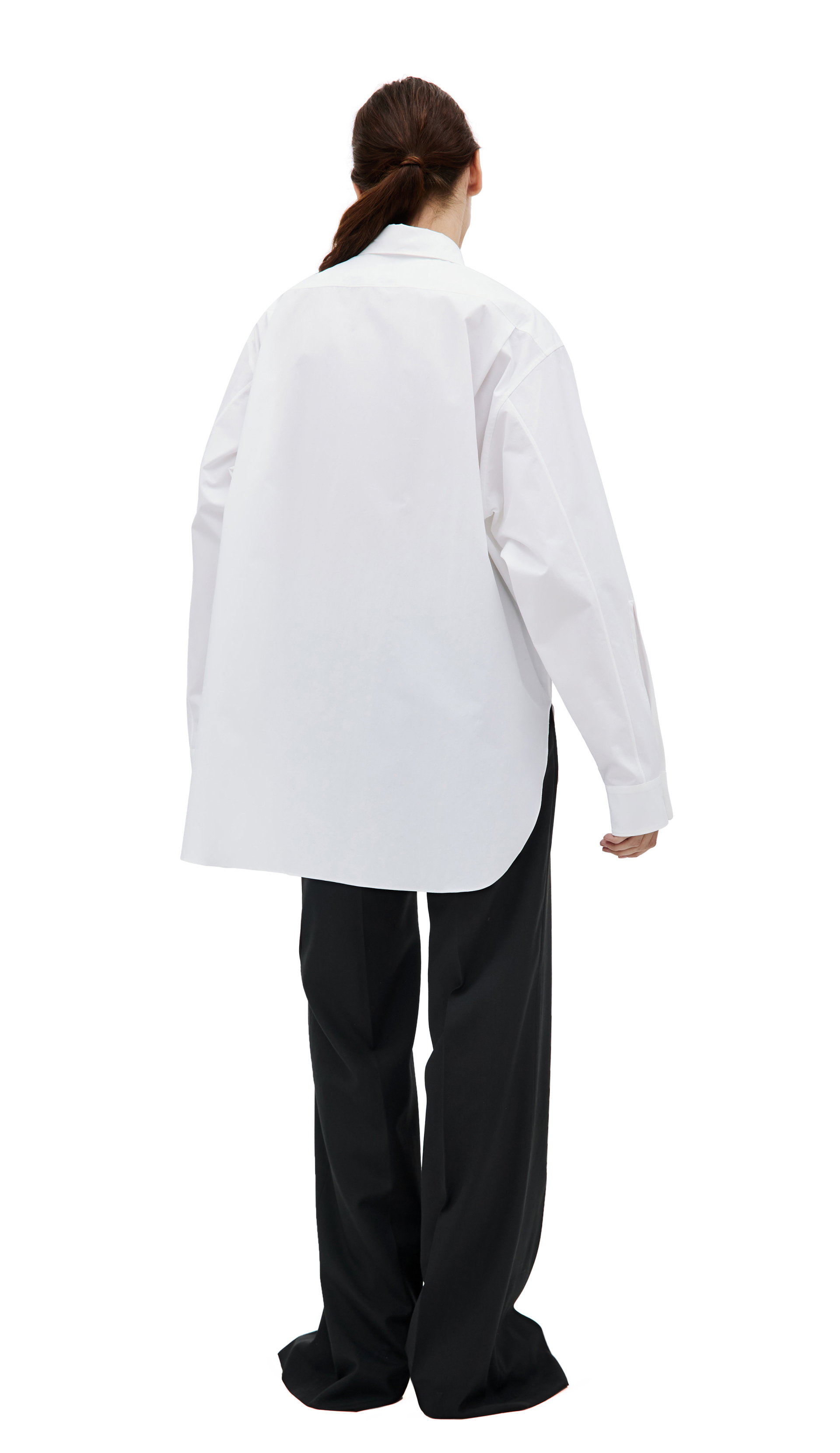 QUIRA Oversized shirt with pocket