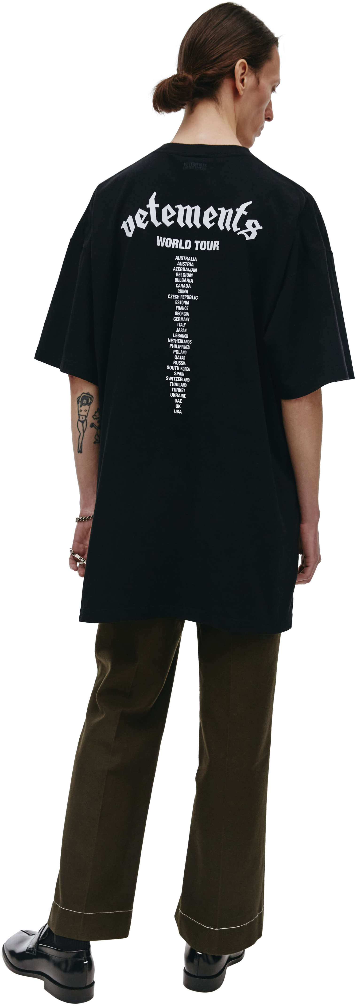 VETEMENTS Футболка Motörhead World Tour