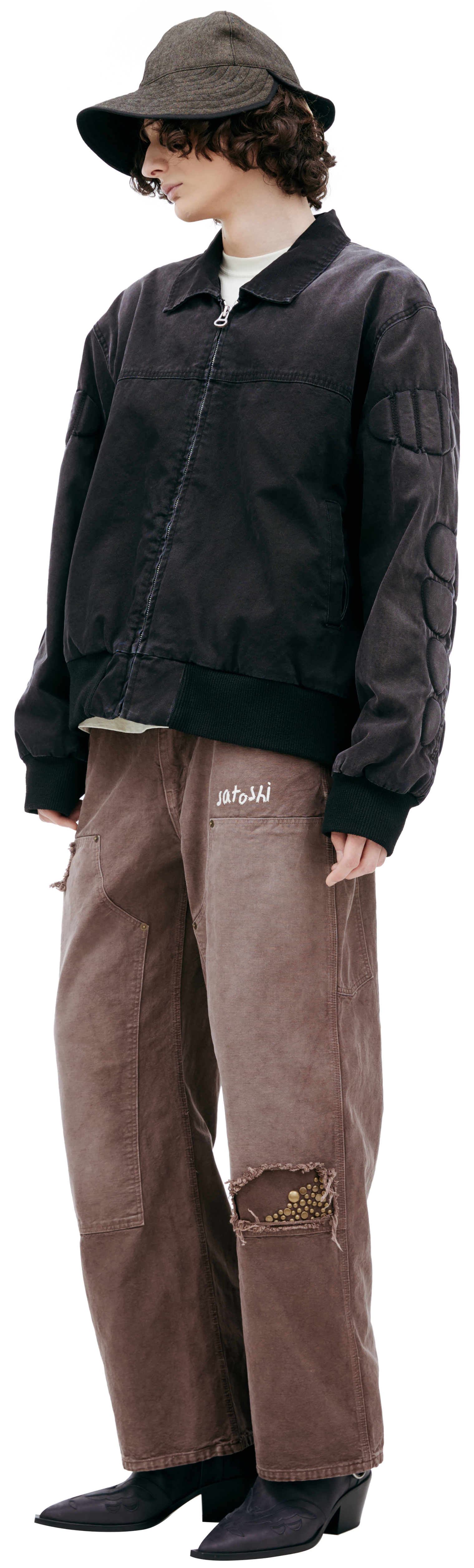 Satoshi Nakamoto Black zip up jacket
