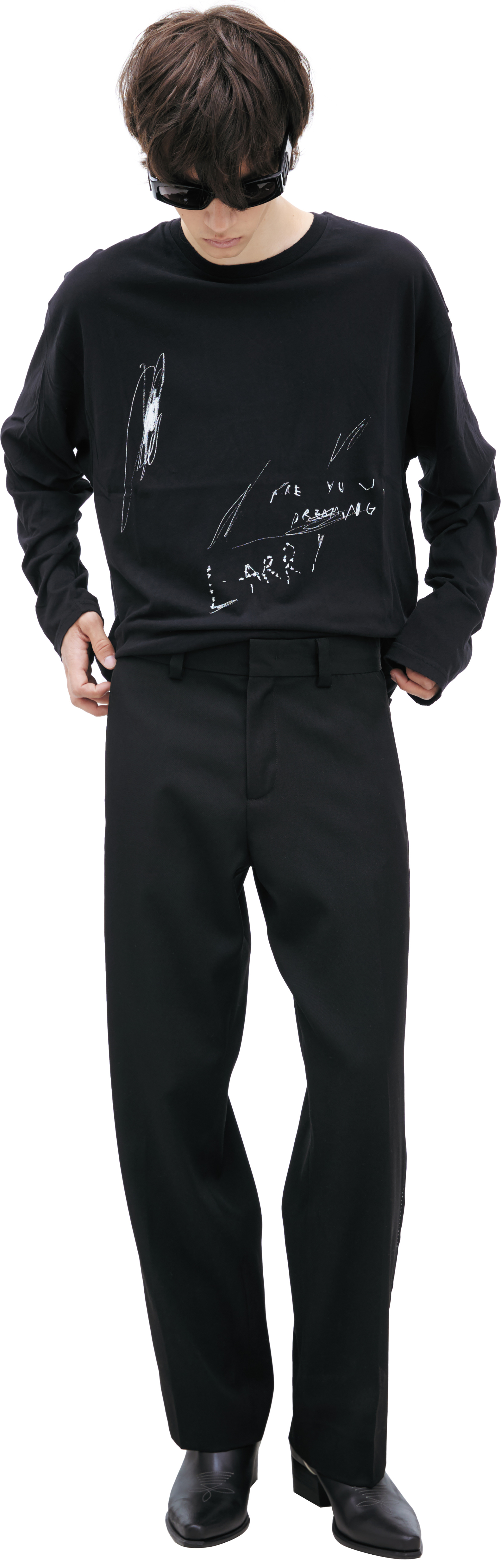 Enfants Riches Déprimés Embroidered trousers