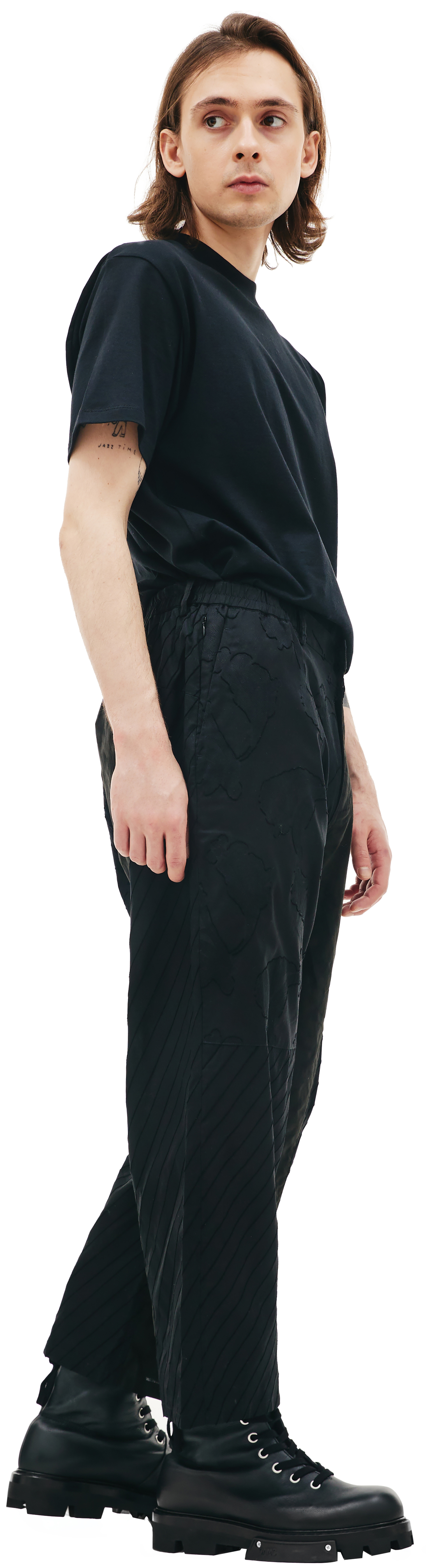 KIMMY Patchwork wide trousers