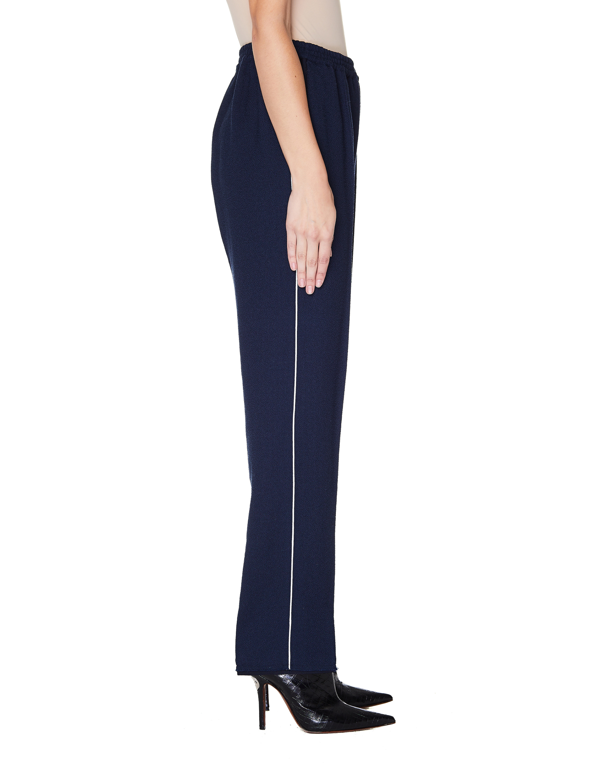 Golden Goose Navy Blue Wool Trousers