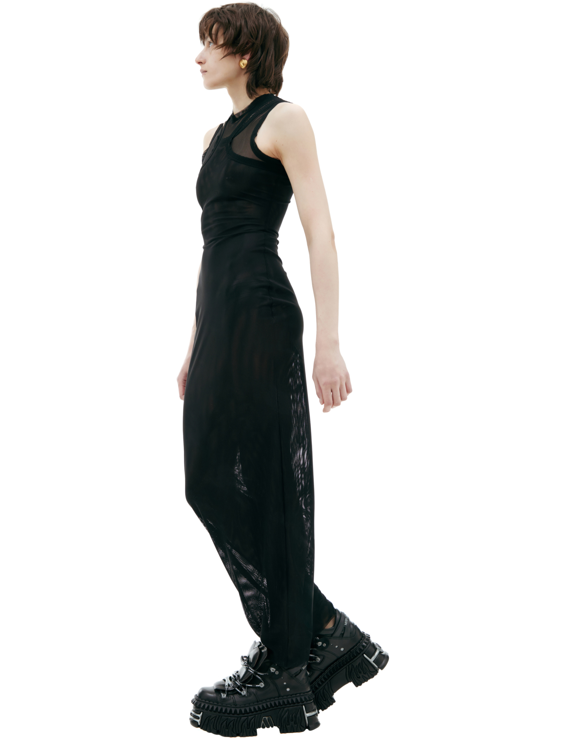 VETEMENTS Semi-transparent maxi dress