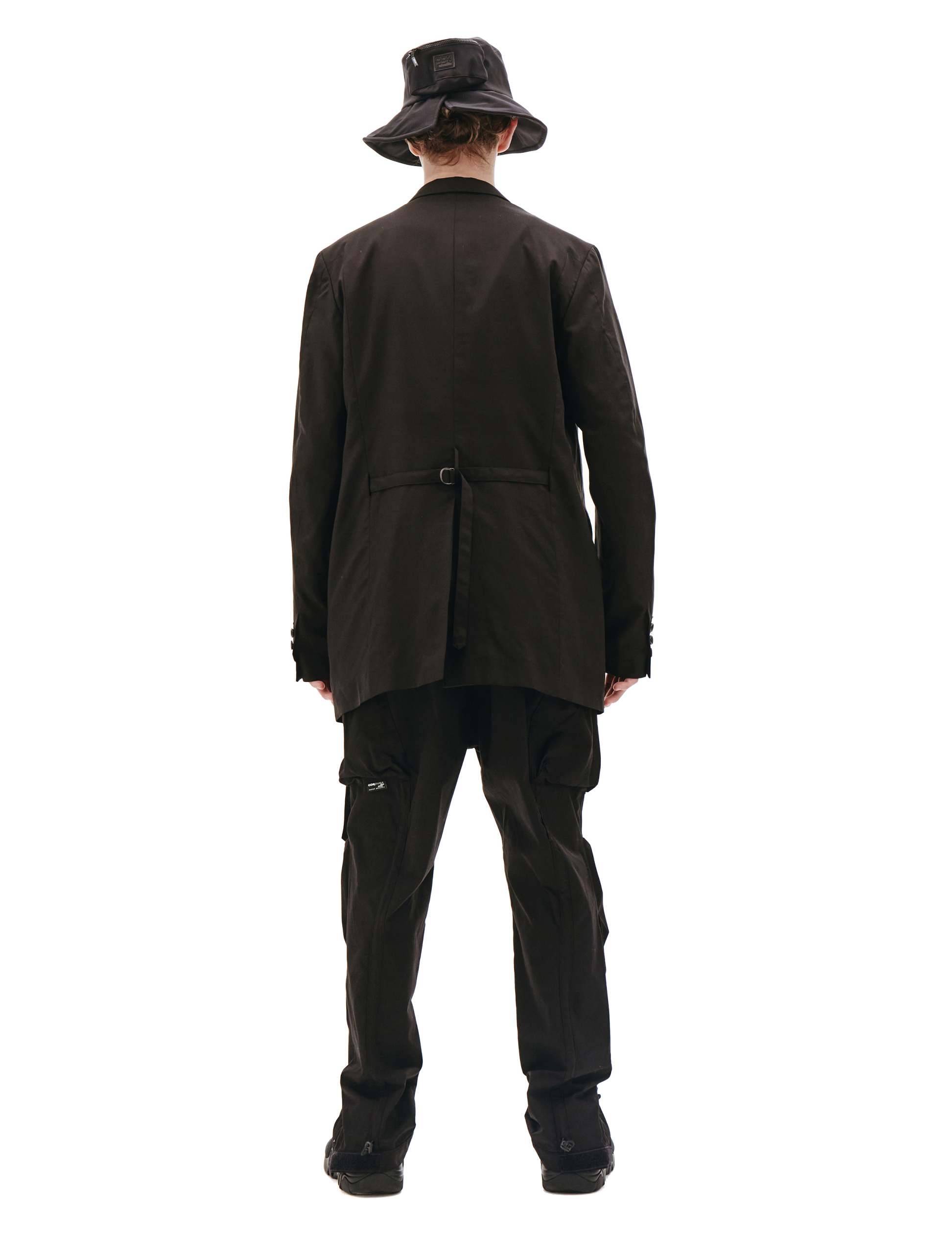 The Viridi-Anne Black Cotton Jacket