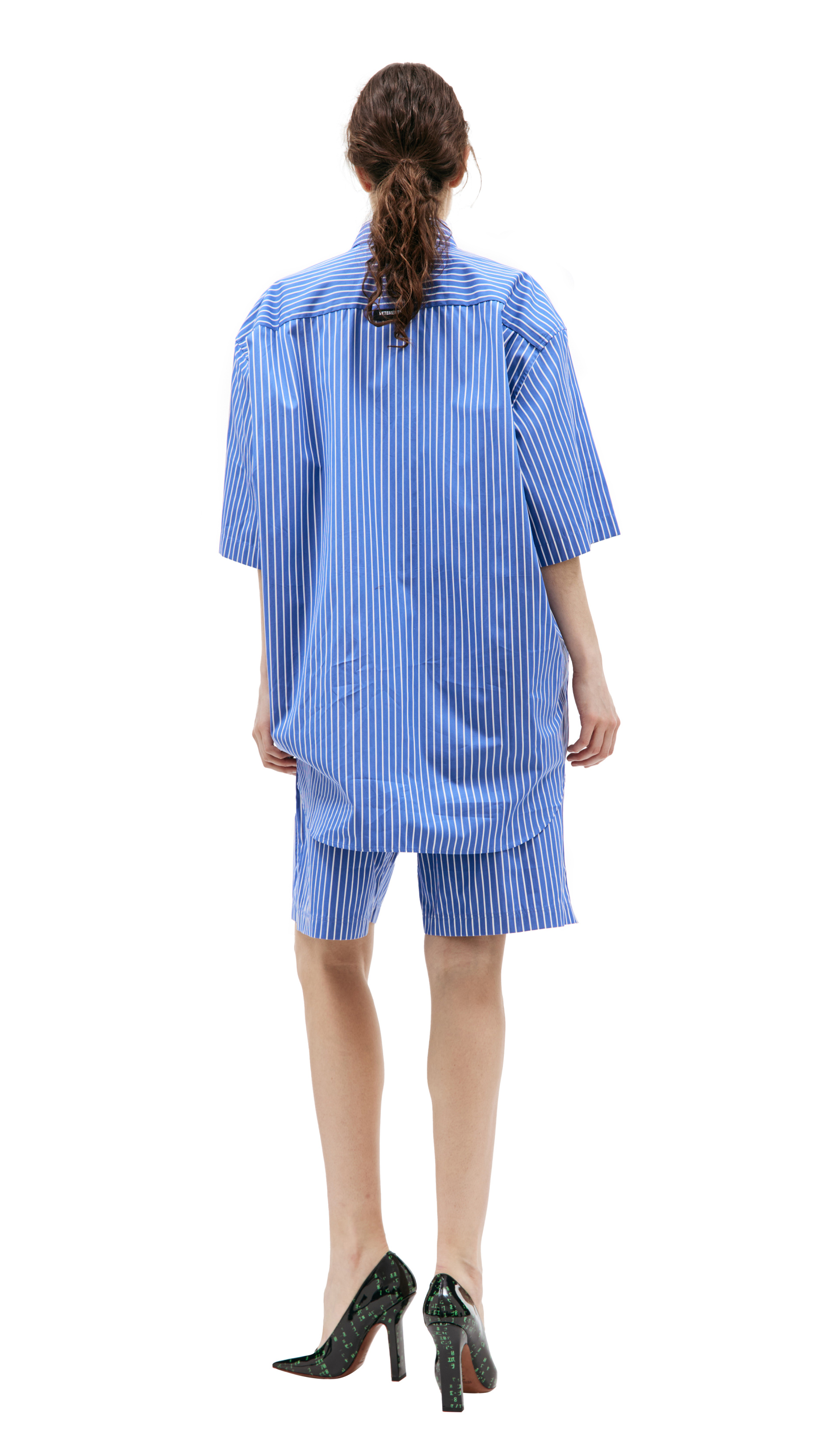 VETEMENTS Oversize striped shirt