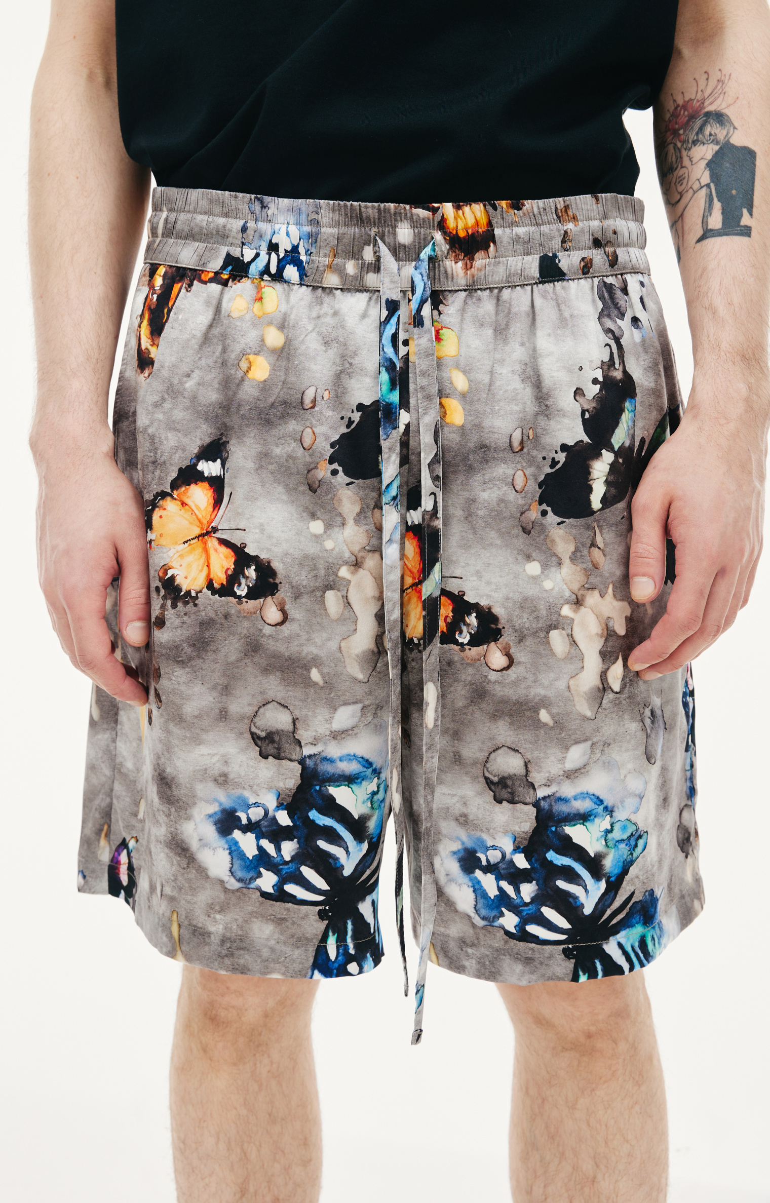 Nahmias Silk butterfly shorts