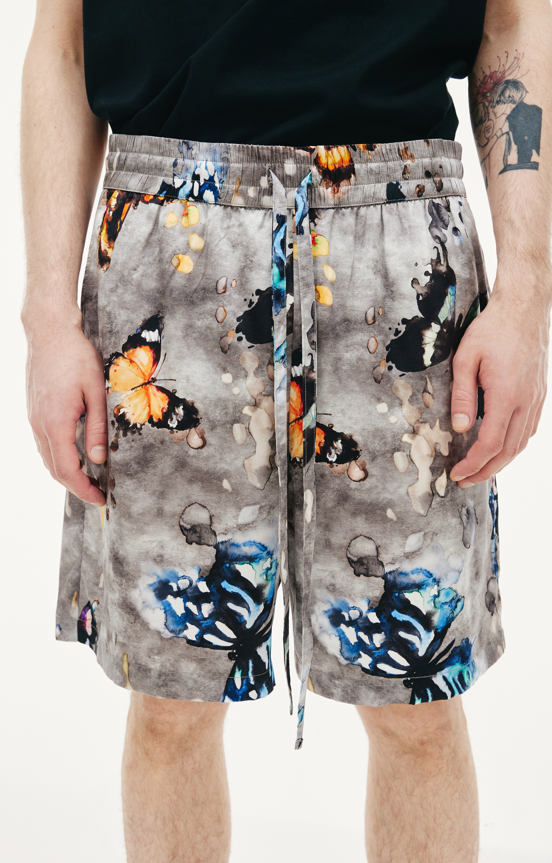Nahmias Silk butterfly shorts
