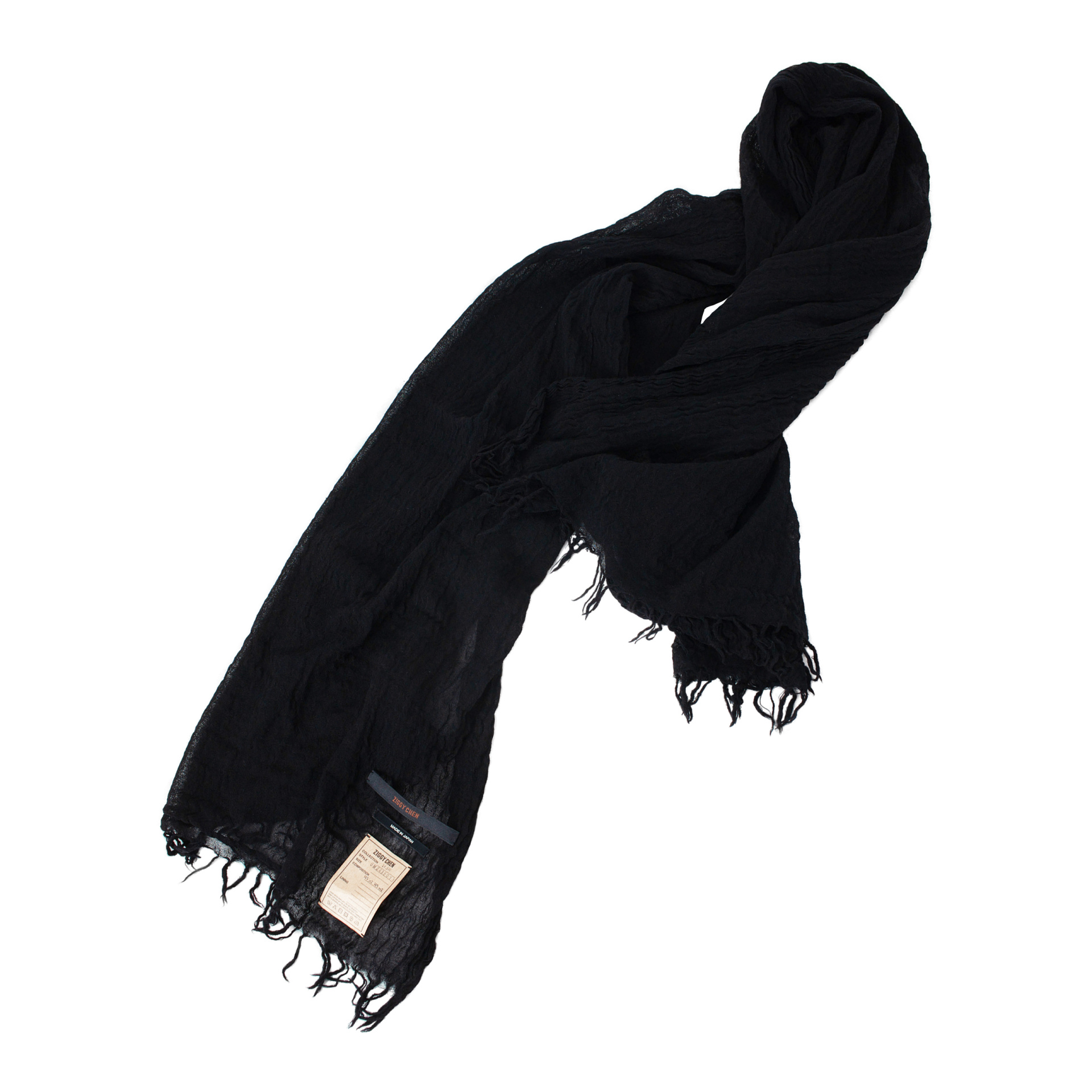 Ziggy Chen Wool logo scarf