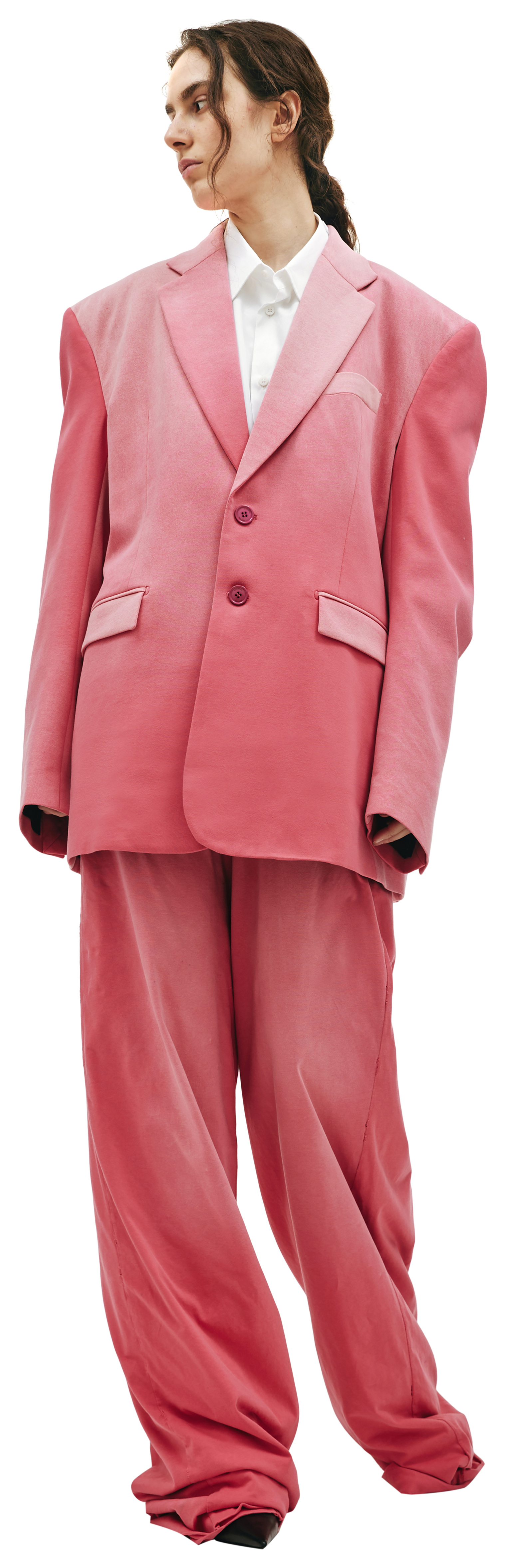 VETEMENTS Розовый оверсайз пиджак