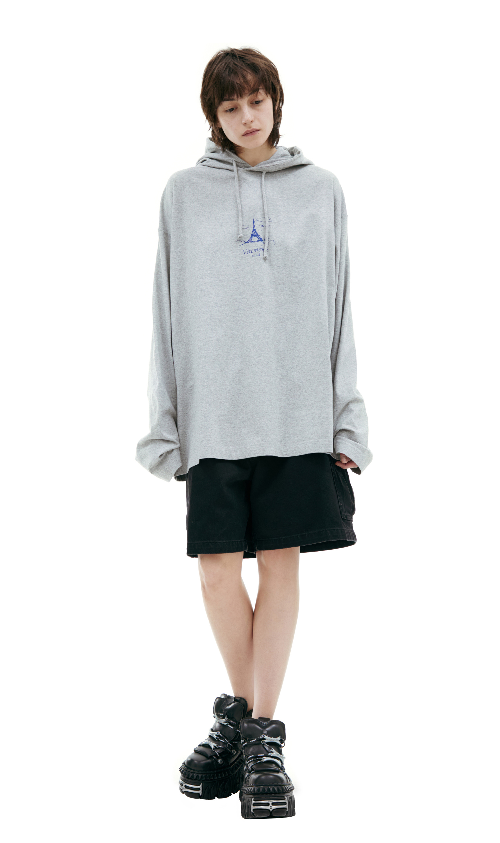 【国内発】VETEMENTS TE QUIERO フィットTシャツ codegraphy tシャツ 「日本限定商品」 24H TRACK OVER FIT V