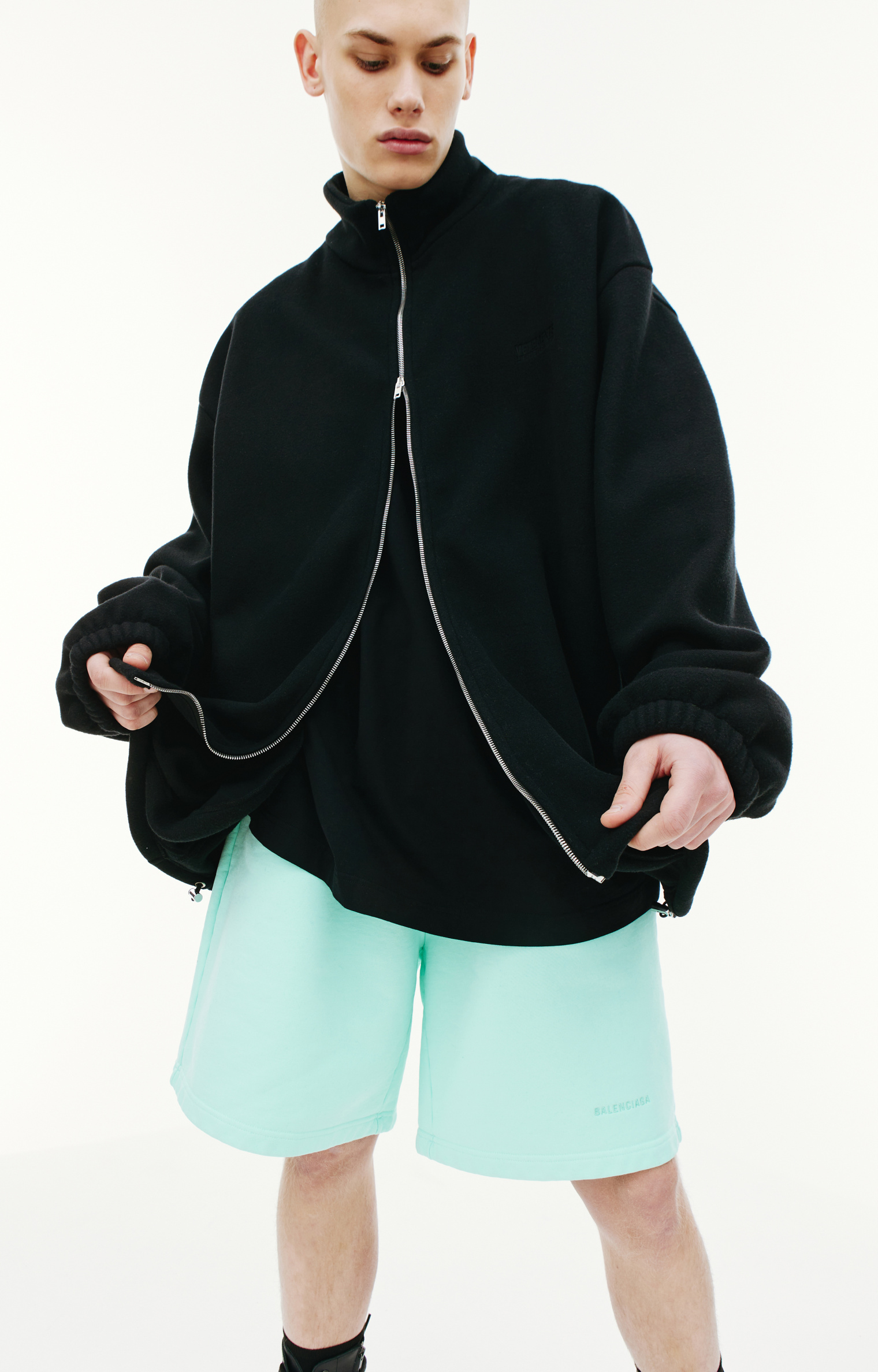 VETEMENTS Fleece zip up jacket