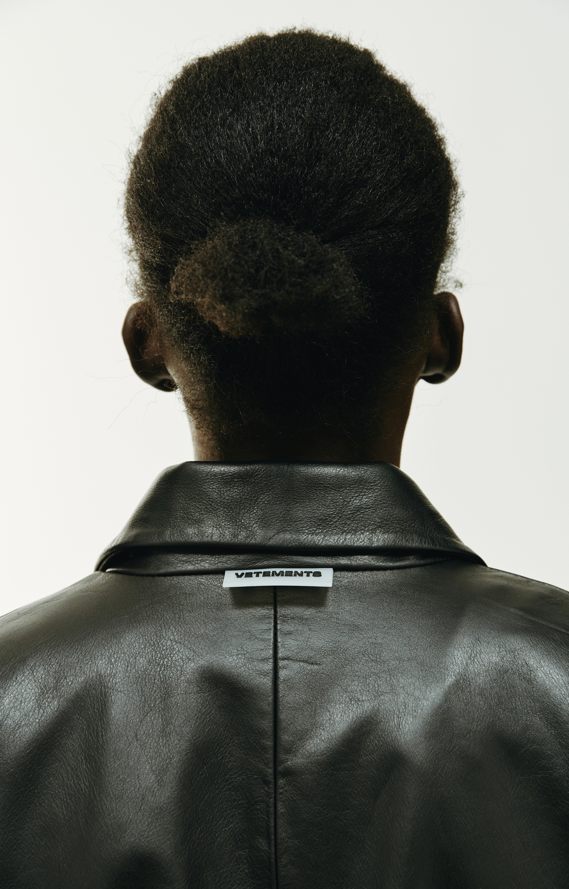 VETEMENTS Oversized leather coat