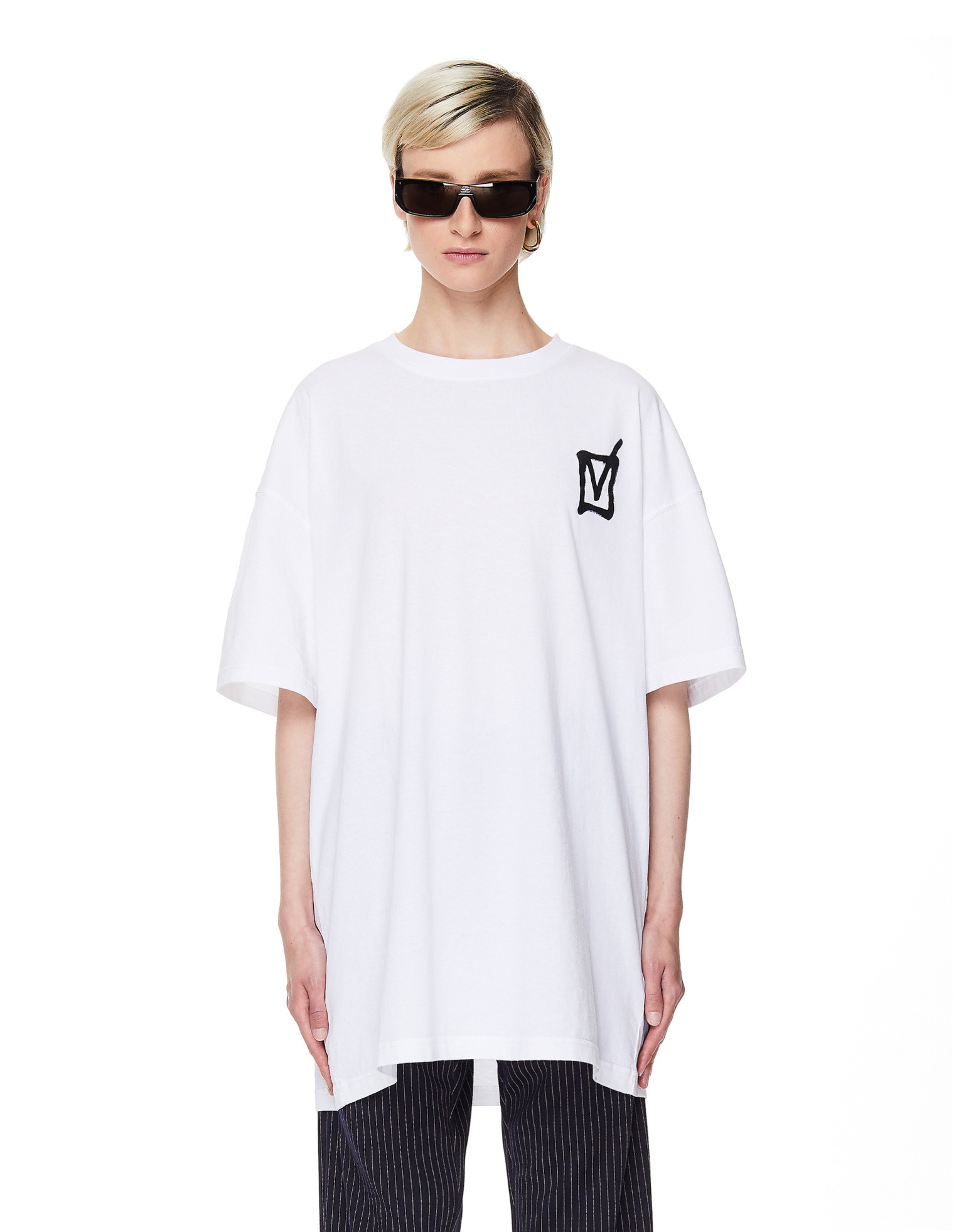 VETEMENTS Хлопковая футболка Person