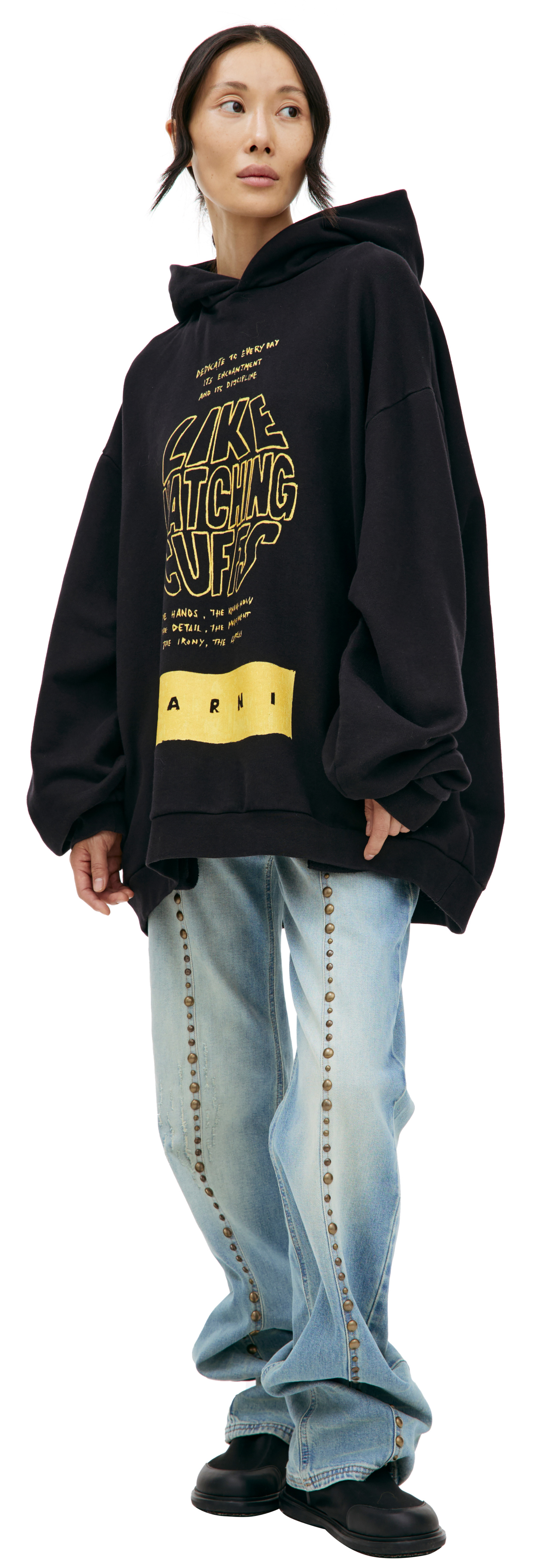 Marni Oversize print hoodie