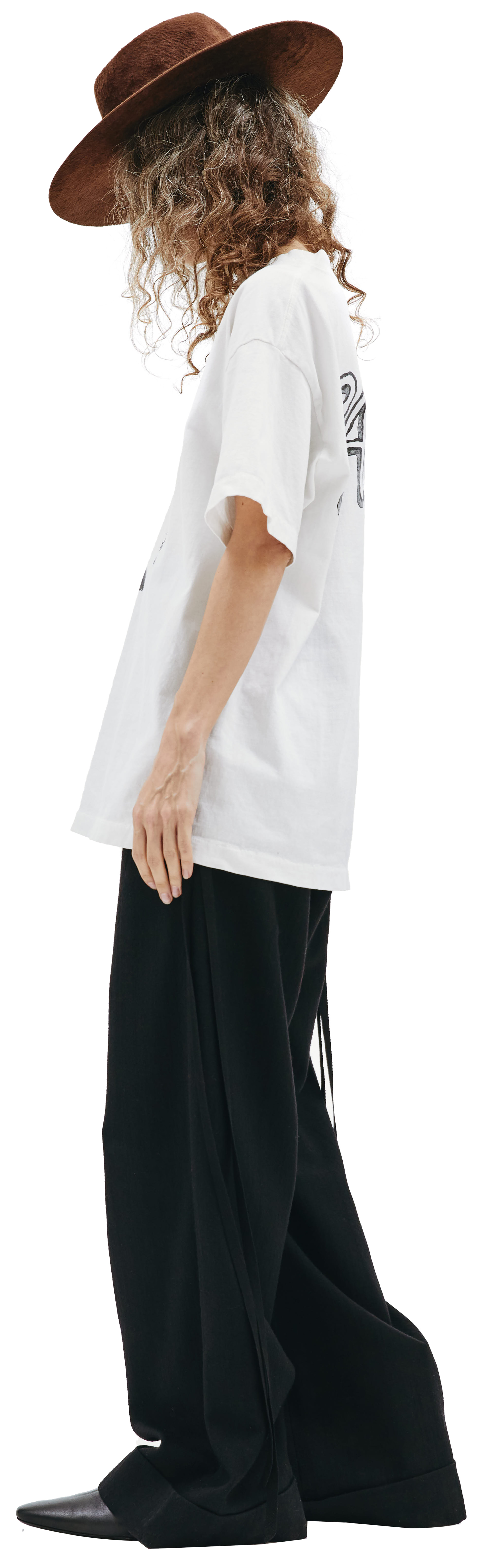 Saint Michael White oriental t-shirt