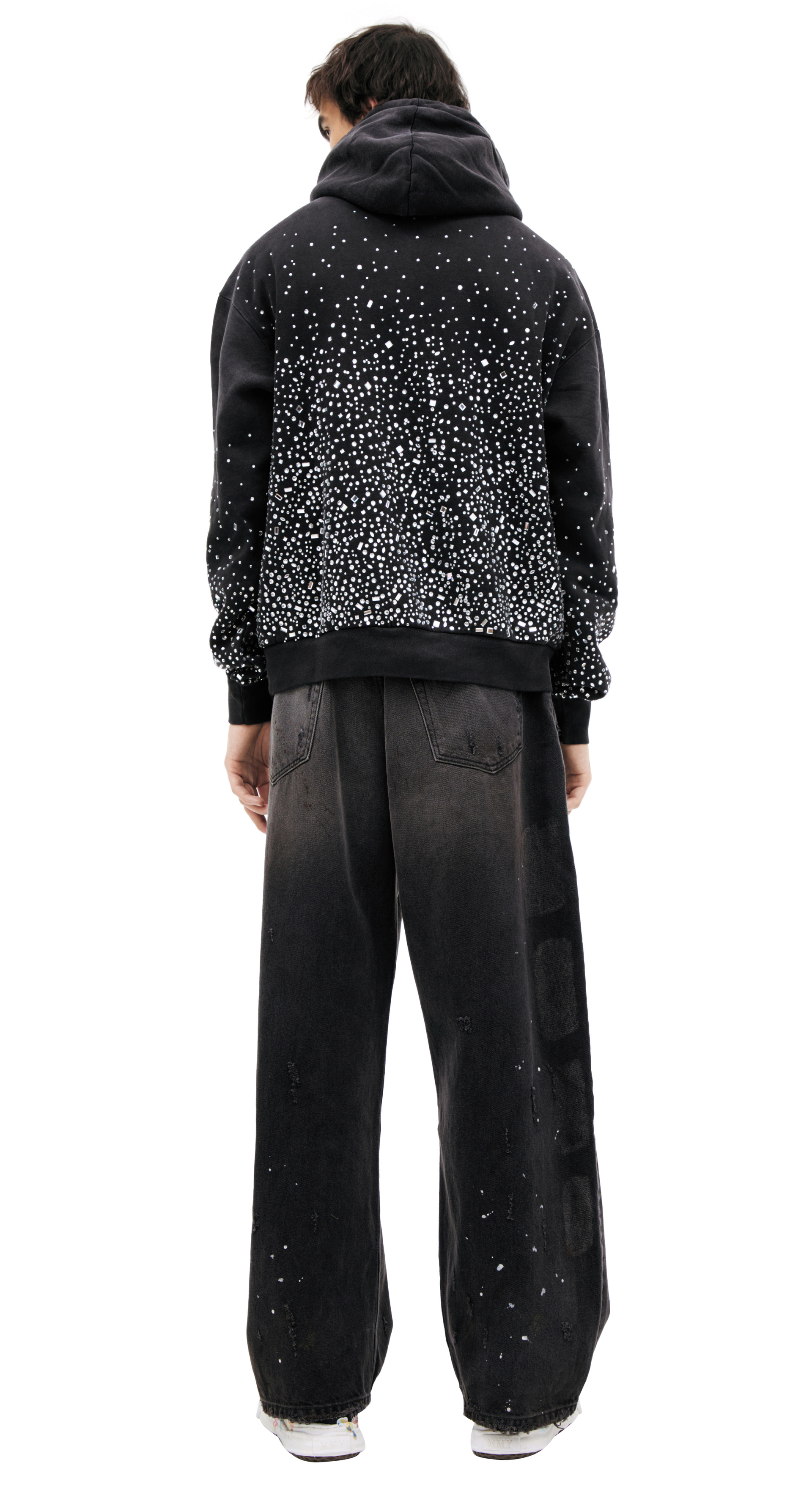 Satoshi Nakamoto Hoodie with crystals