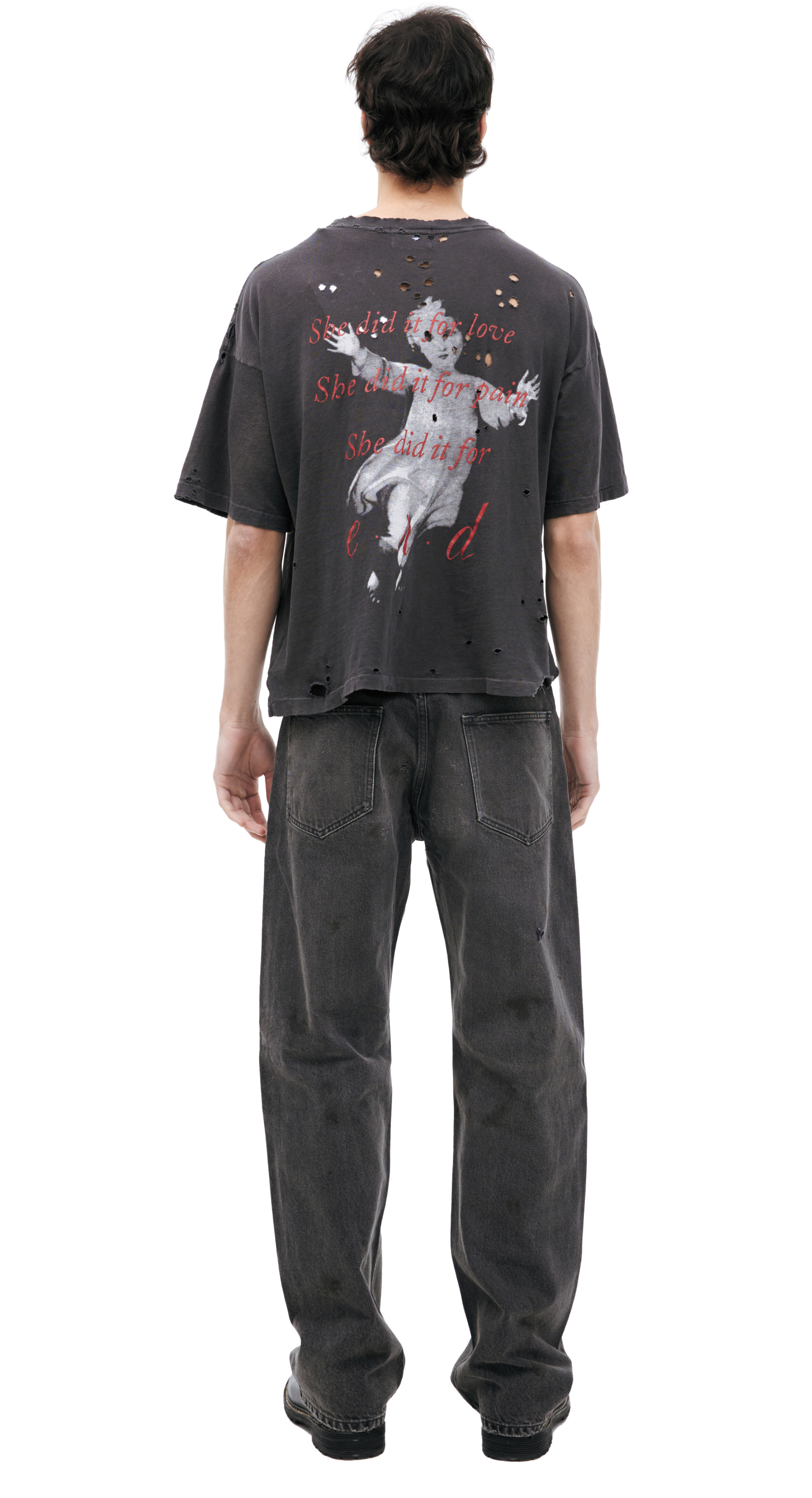 Enfants Riches Déprimés Well Of Loneliness T-Shirt Dirty Charcoal