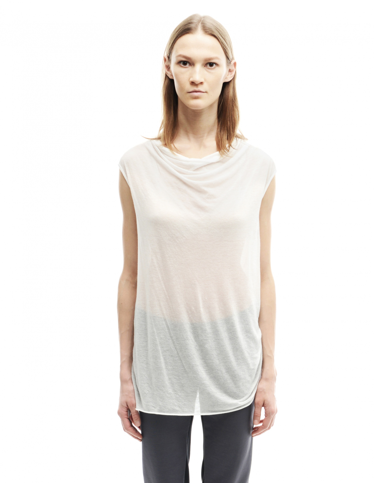Rick Owens Lilies Rayon and cotton top