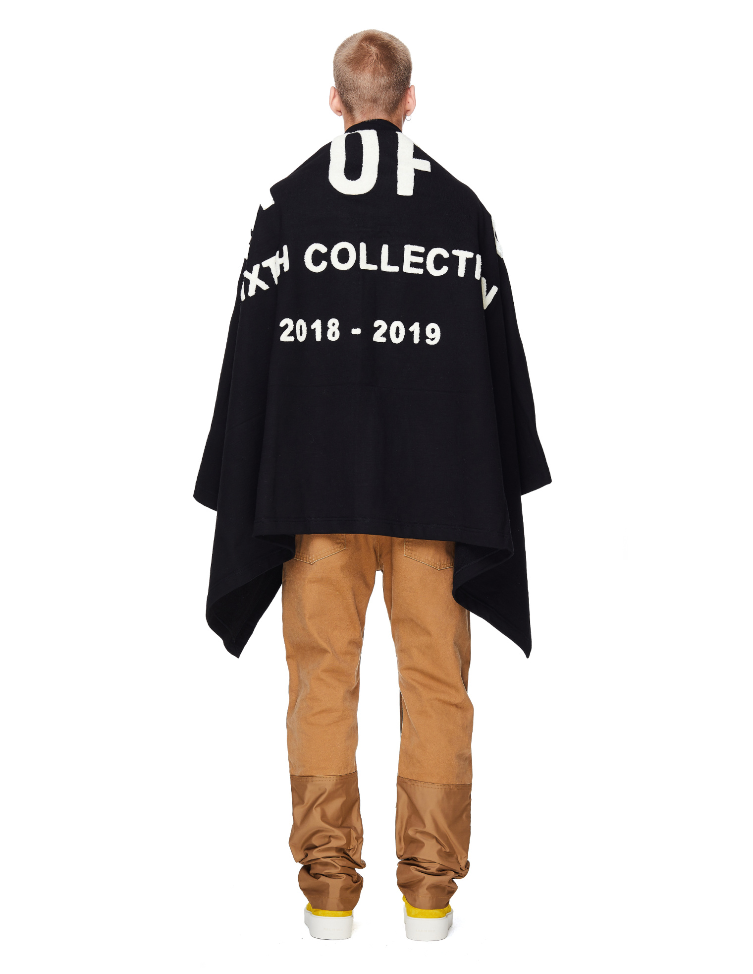 Fear of God Black Chenille Embroidered Throw