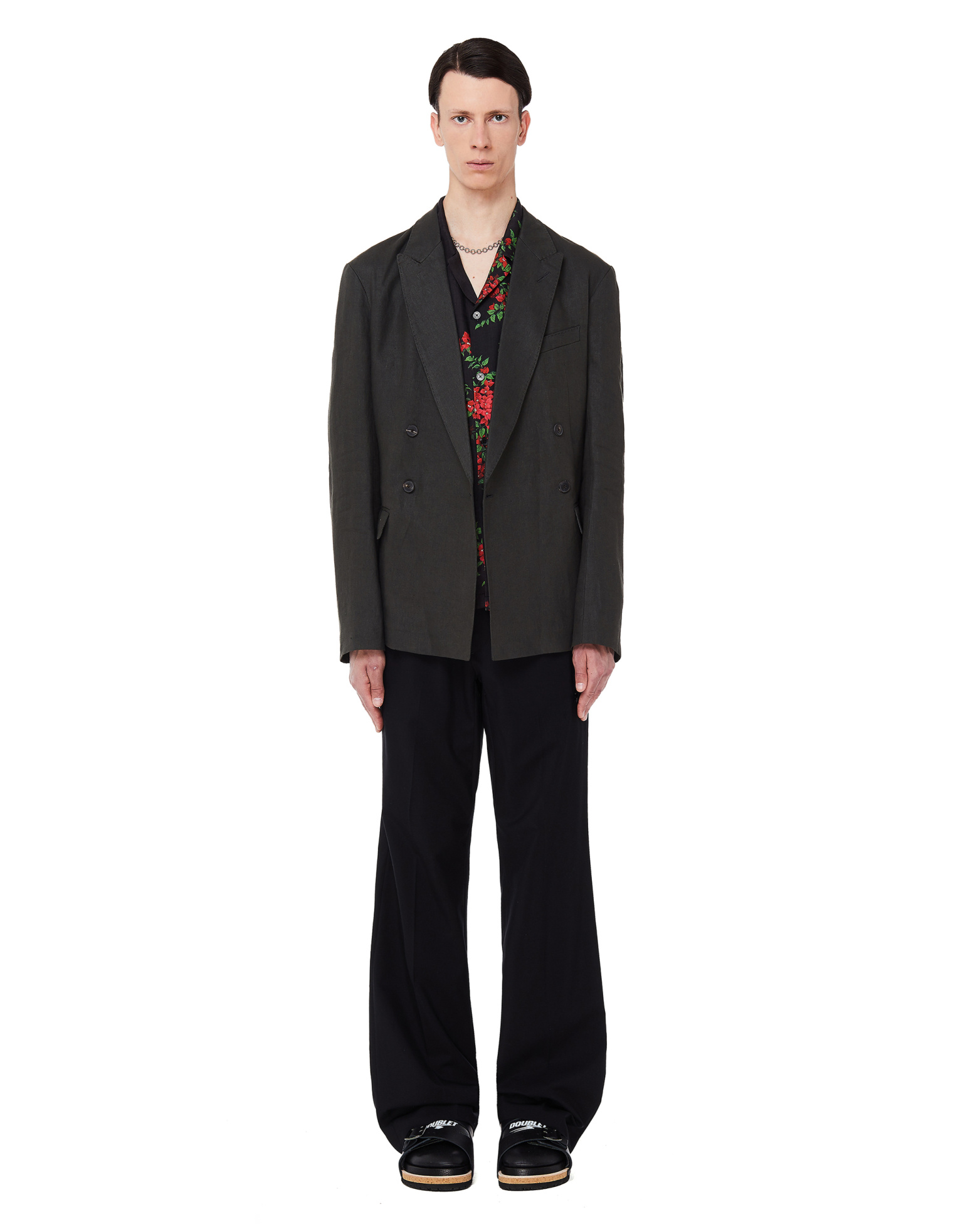 Haider Ackermann Grey Linen Jacket