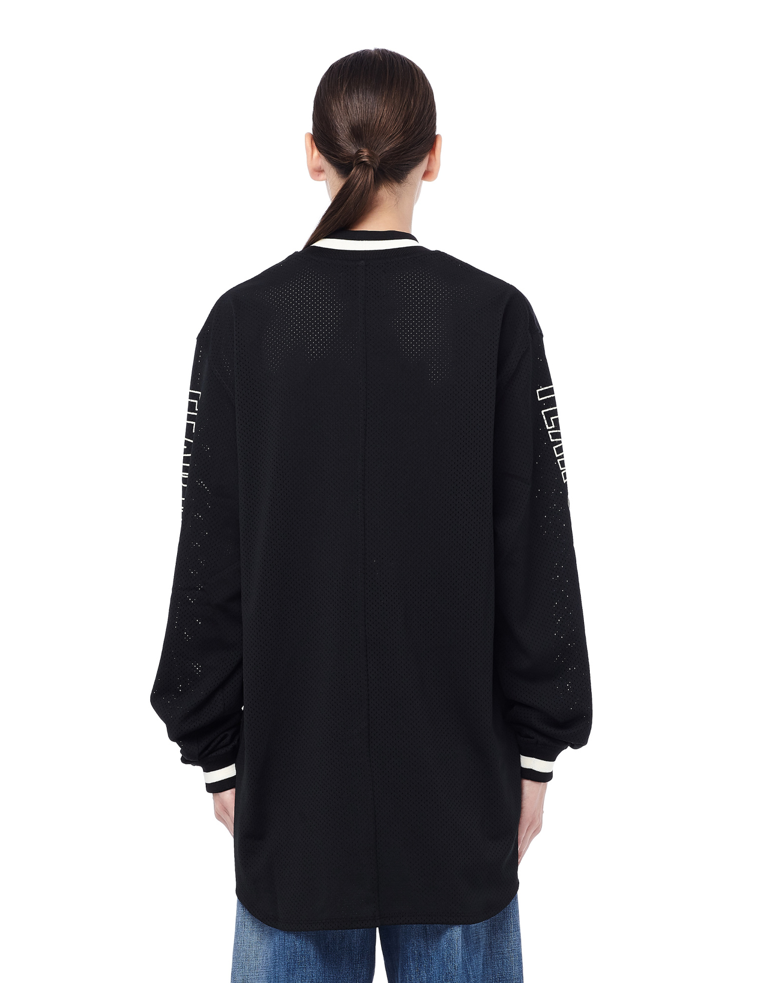 Fear of God Logo Printed Mesh Motocross Jersey