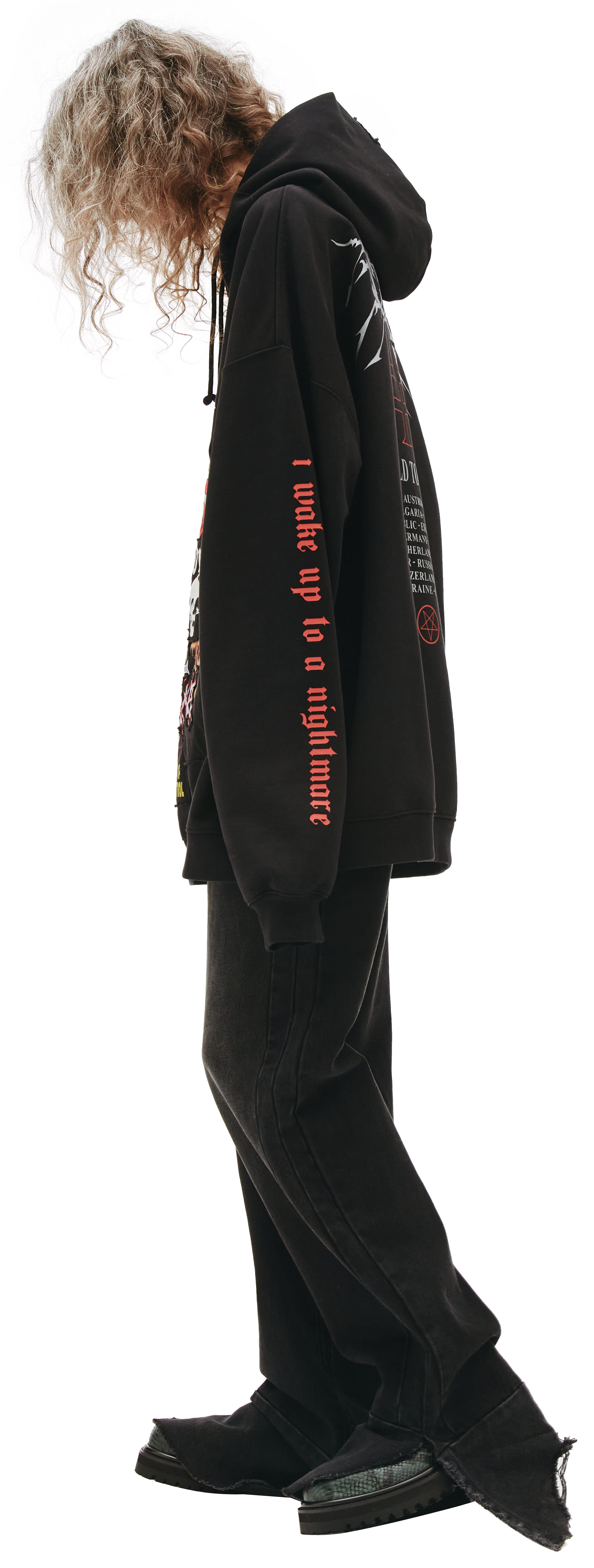 VETEMENTS World tour oversized hoodie