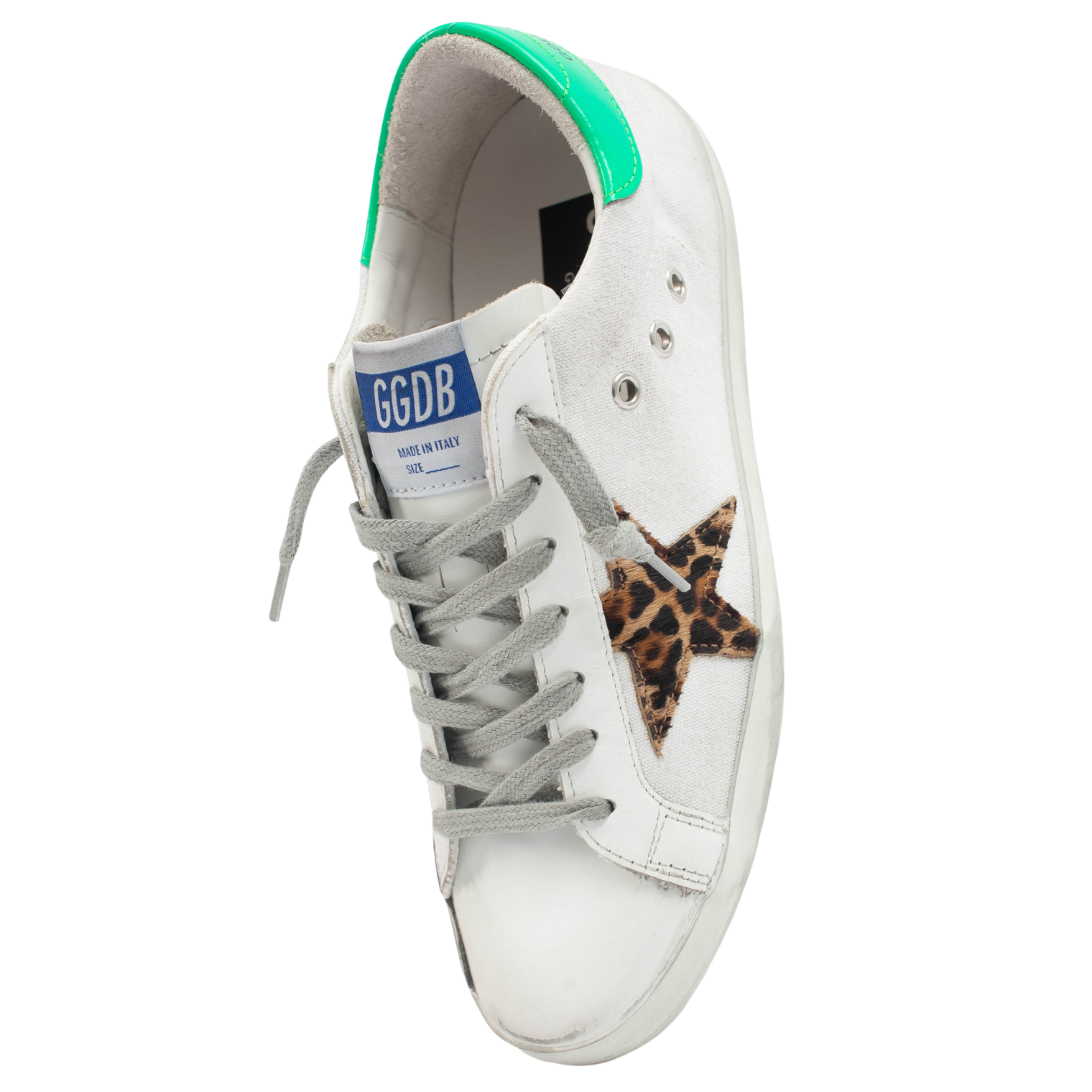 Golden Goose Белые канвасовые кеды Superstar