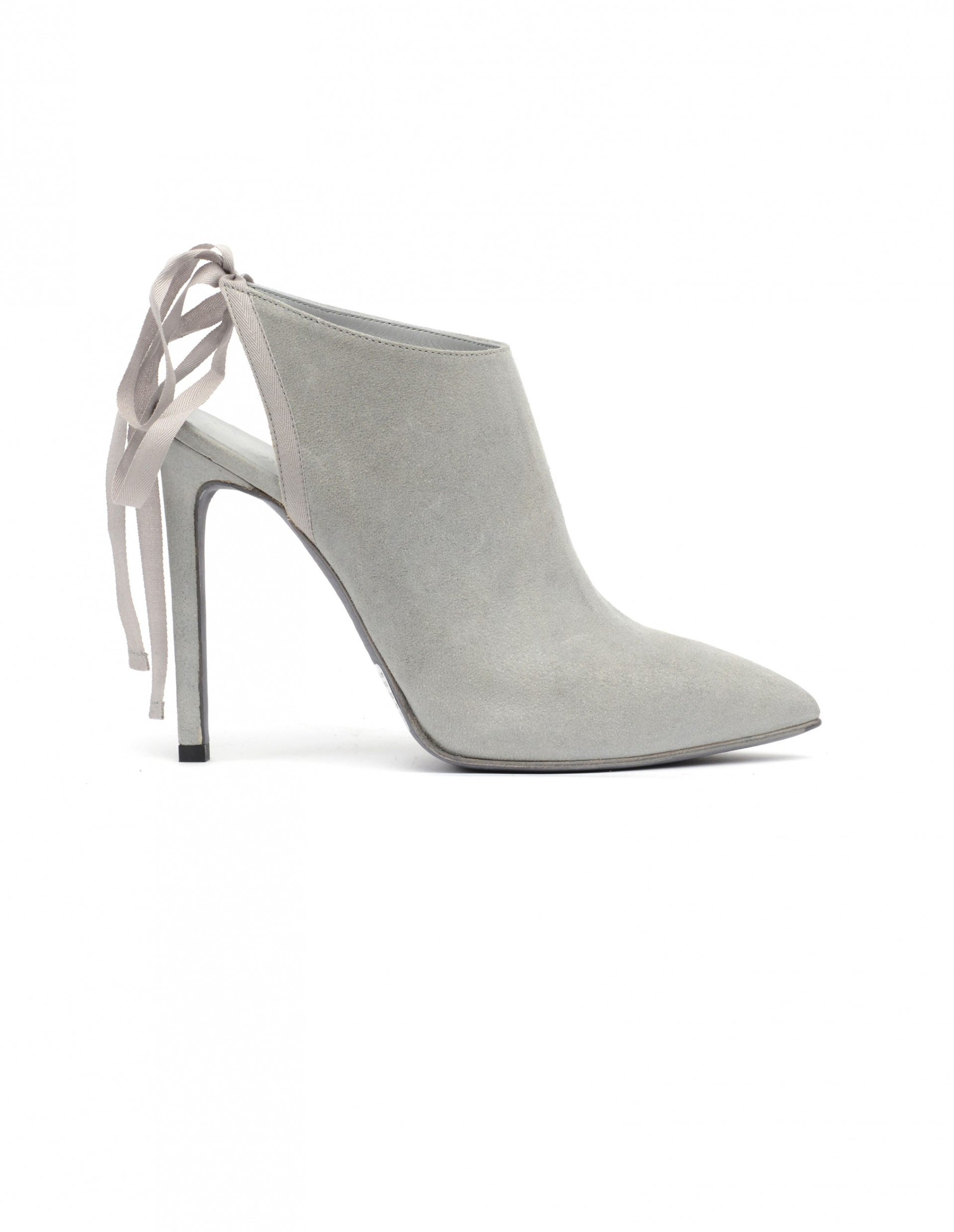 A.F.Vandevorst Grey Suede Ankle Boots