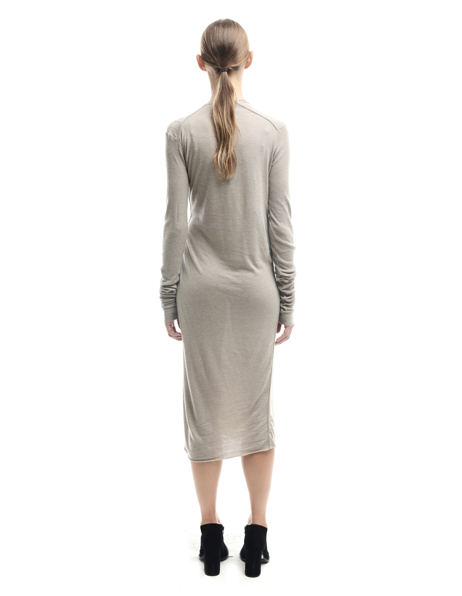 Rick Owens Lilies Платье из вискозы, ангоры и шерсти