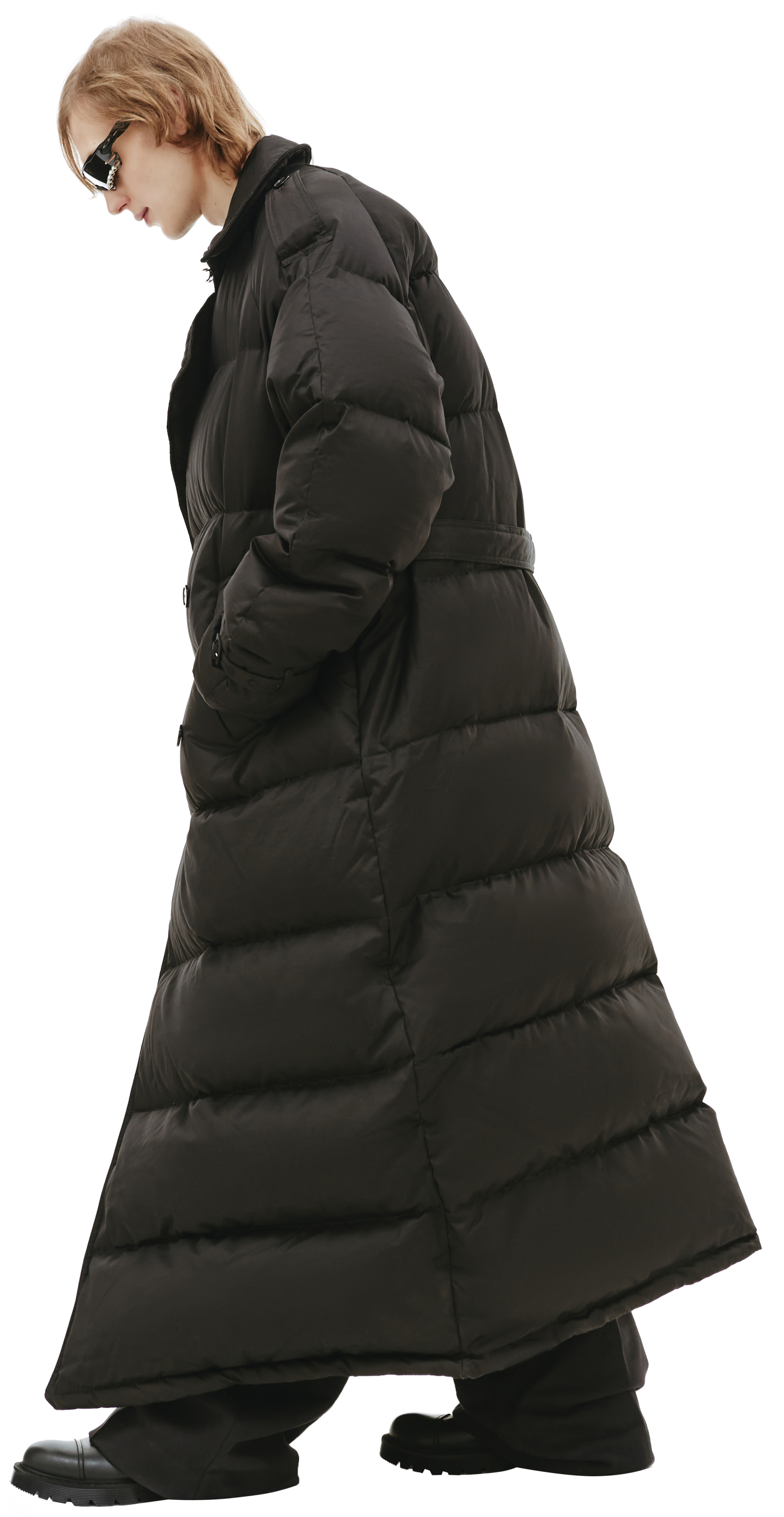 VETEMENTS Black down coat